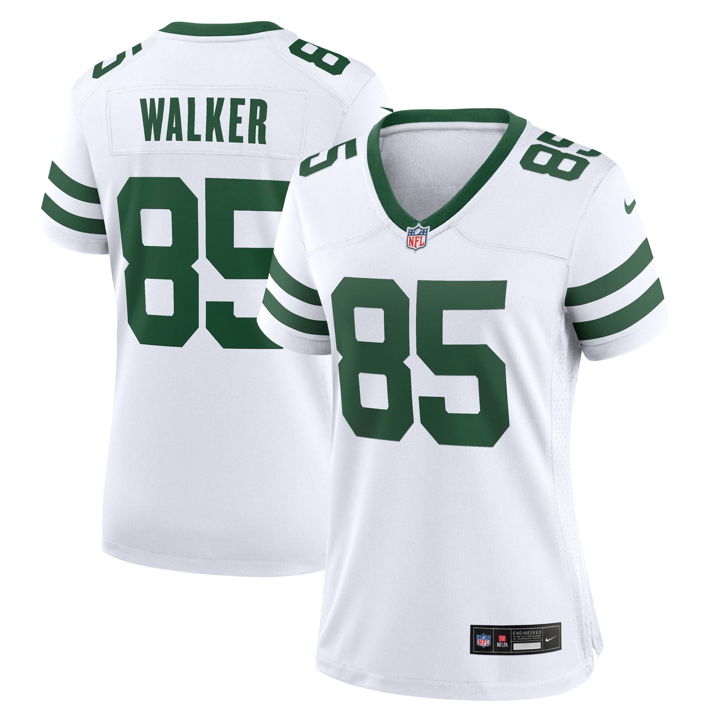 Women's Nike Wesley Walker White New York Jets Legacy Retired Player Game Jersey