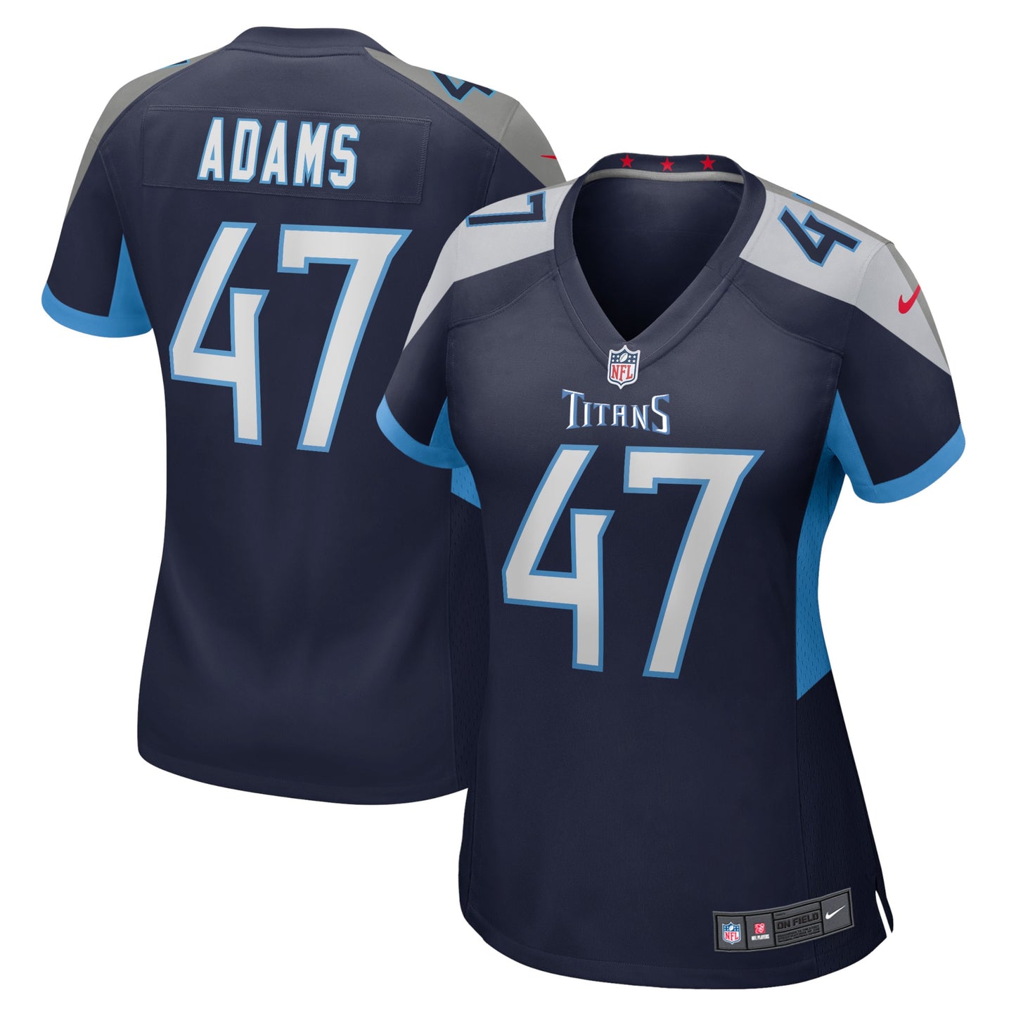 Andrew Adams Tennessee Titans Nike Women's Home Game Player Jersey - Navy
