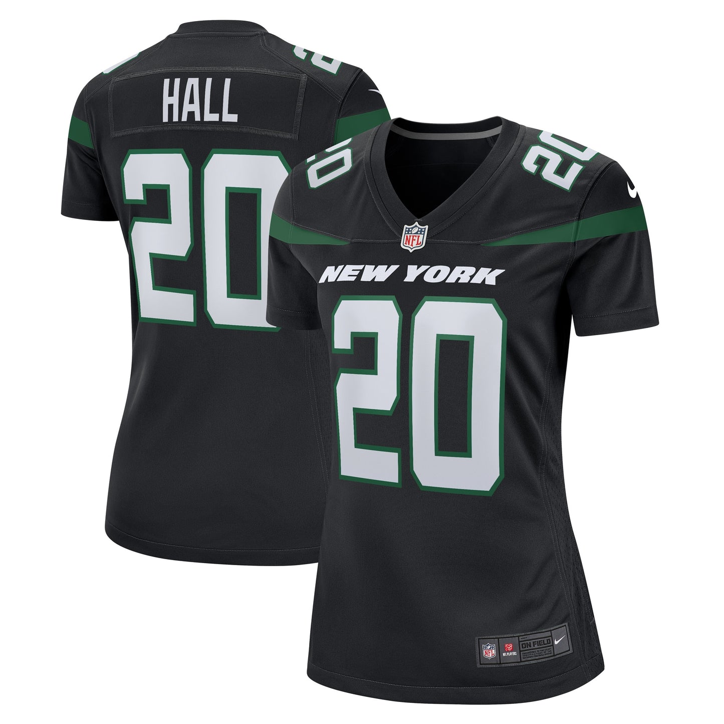 Breece Hall New York Jets Nike Women's Alternate Game Player Jersey - Stealth Black