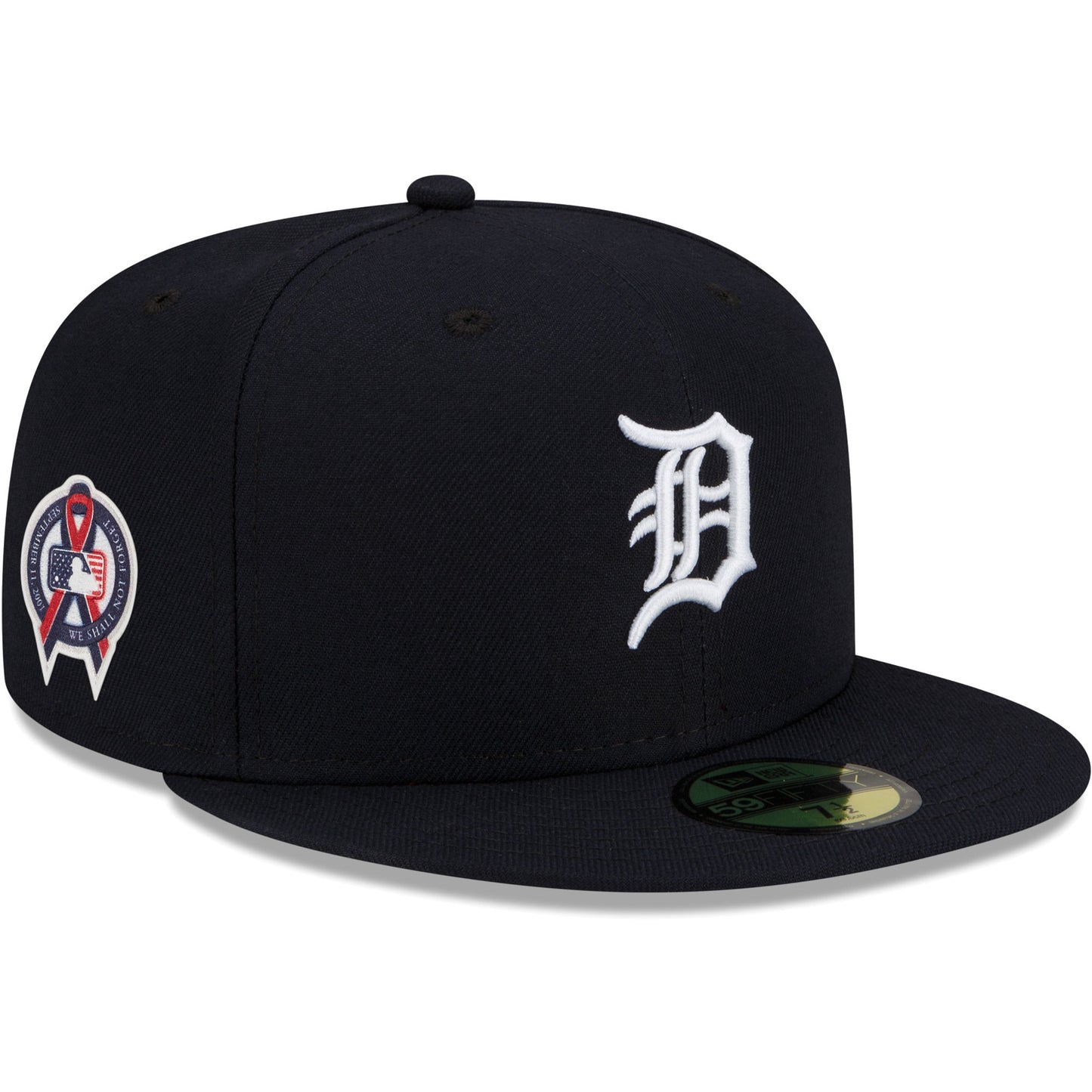Detroit Tigers New Era 9/11 Memorial Side Patch Team 59FIFTY Fitted Hat - Navy