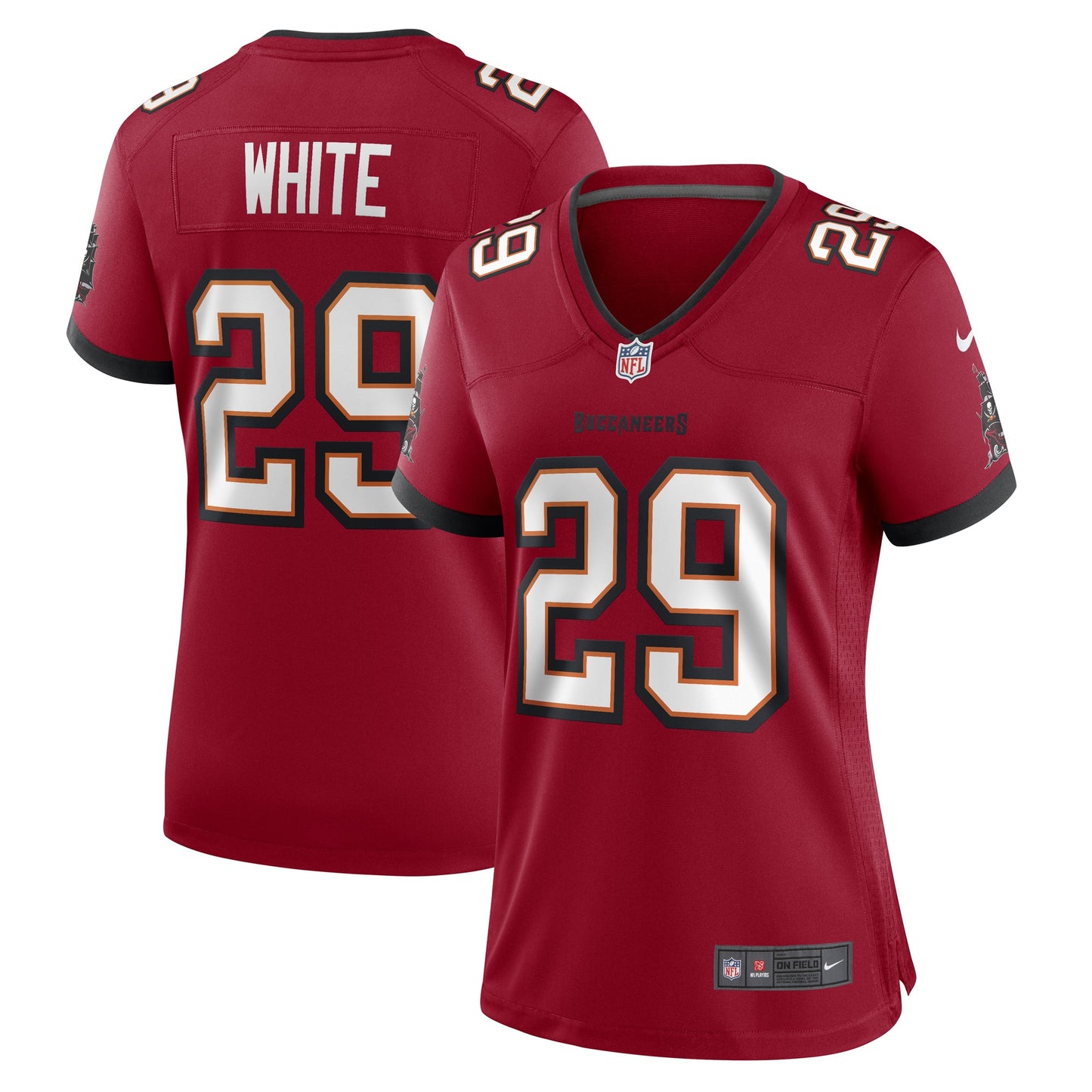 Rachaad White Tampa Bay Buccaneers Nike Women's Game Player Jersey - Red