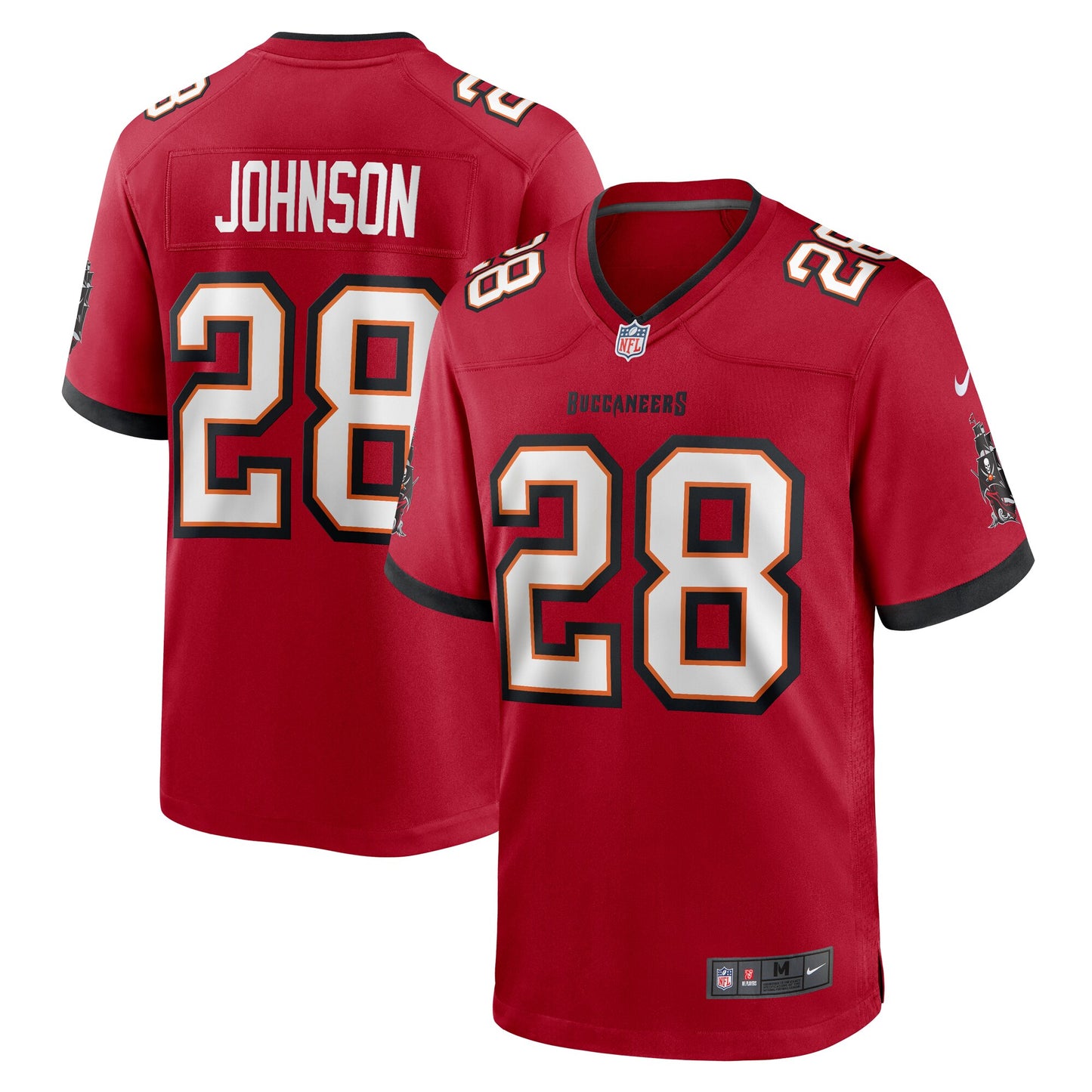 Cephus Johnson Tampa Bay Buccaneers Nike Team Game Jersey - Red