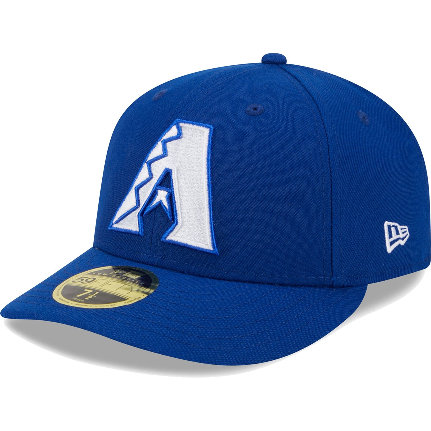 Arizona Diamondbacks New Era White Logo?Low Profile 59FIFTY Fitted Hat - Royal