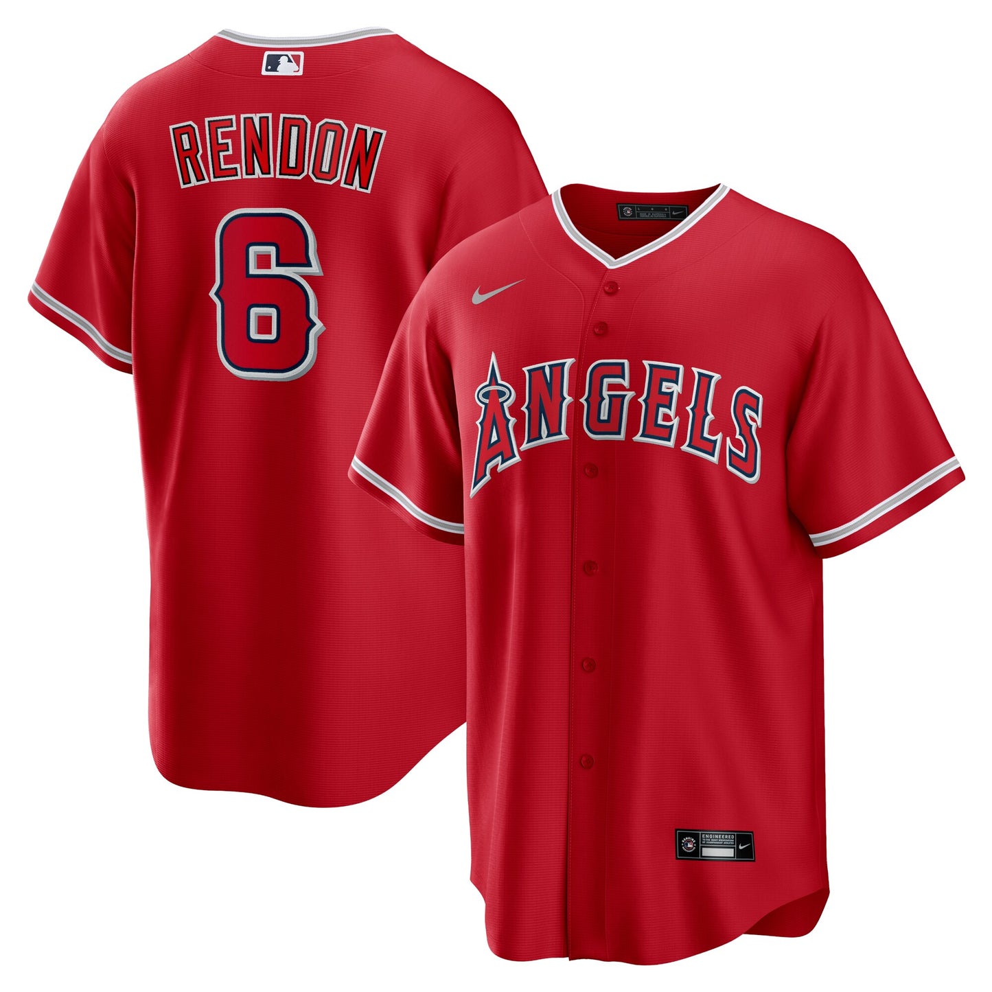 Anthony Rendon Los Angeles Angels Nike Alternate Replica Player Name Jersey - Red