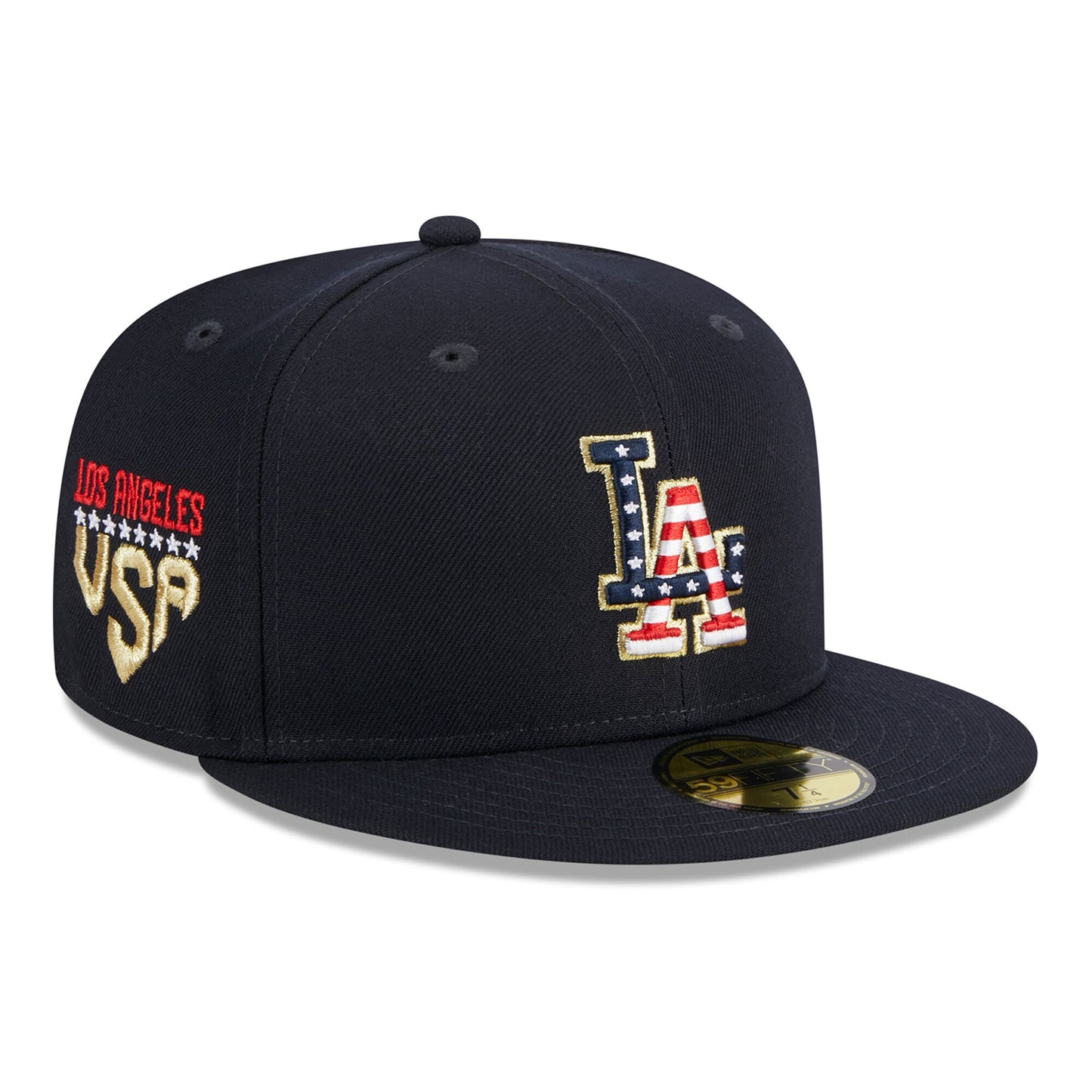 Los Angeles Dodgers New Era 2023 Fourth of July 59FIFTY Fitted Hat - Navy