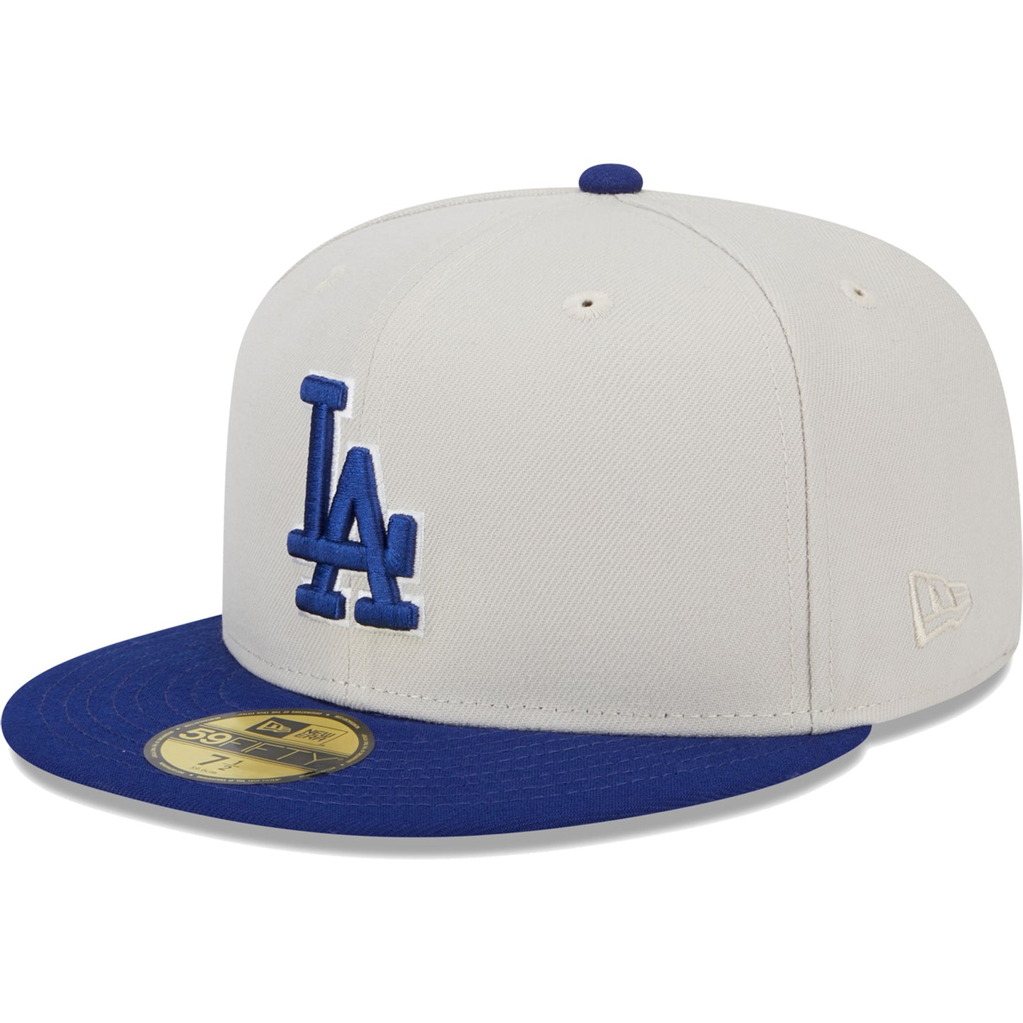 Los Angeles Dodgers New Era World Class Back Patch 59FIFTY Fitted Hat - Gray/Royal