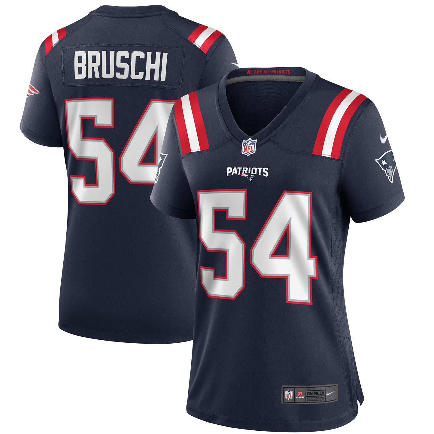 Tedy Bruschi New England Patriots Nike Women's Game Retired Player Jersey - Navy