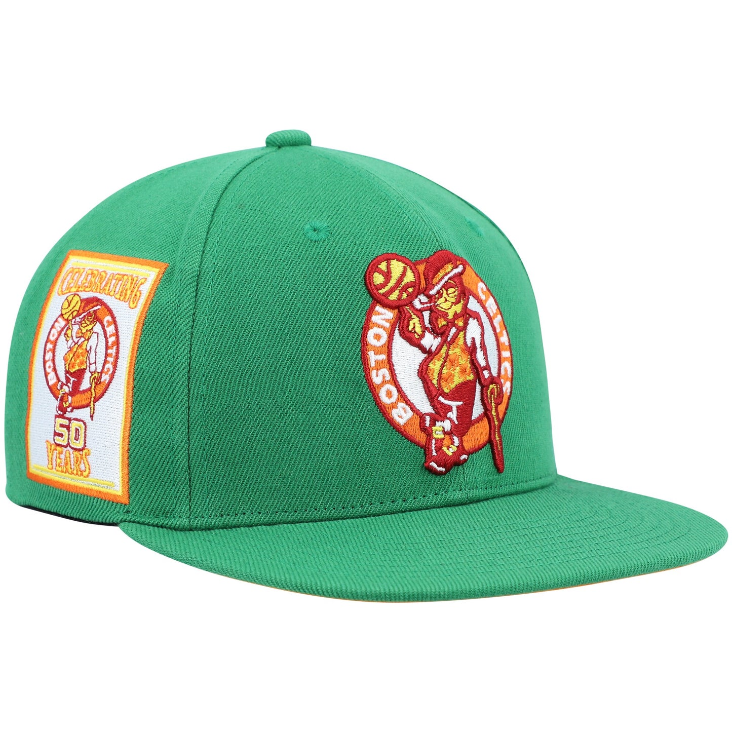 Boston Celtics Mitchell & Ness 50th Anniversary Like Mike Snapback Hat - Green