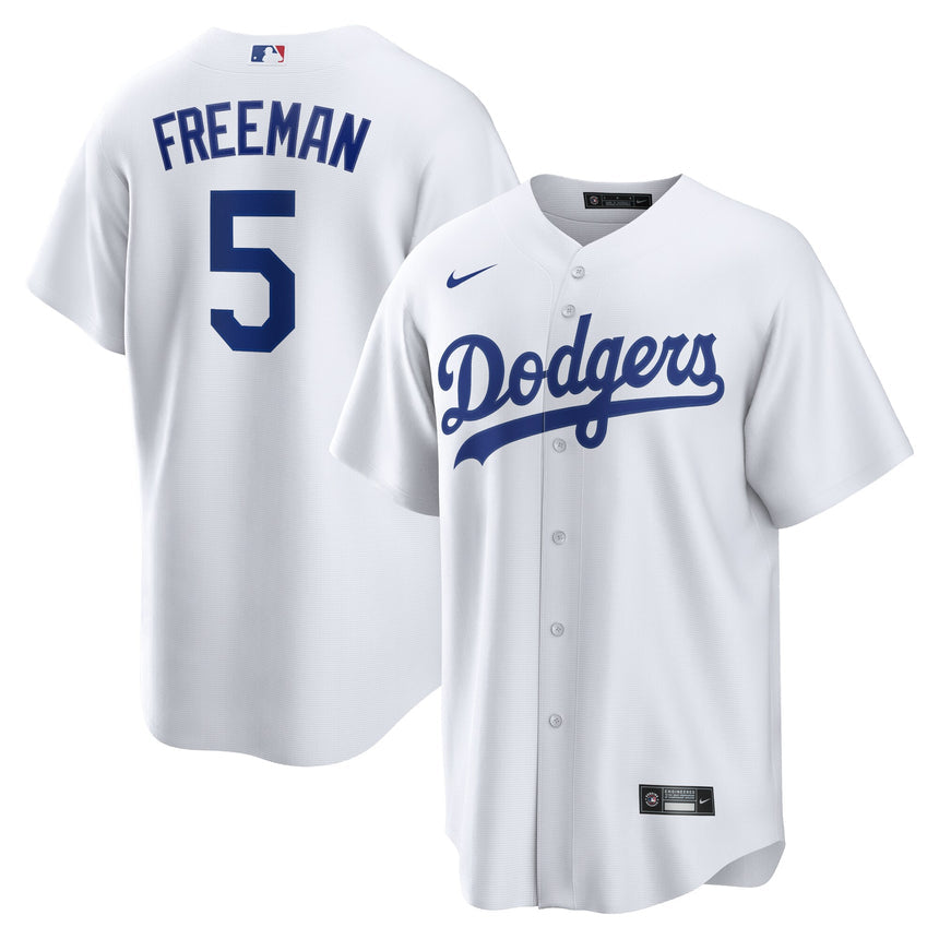 Men's Los Angeles Dodgers Freddie Freeman White Replica Player Jersey