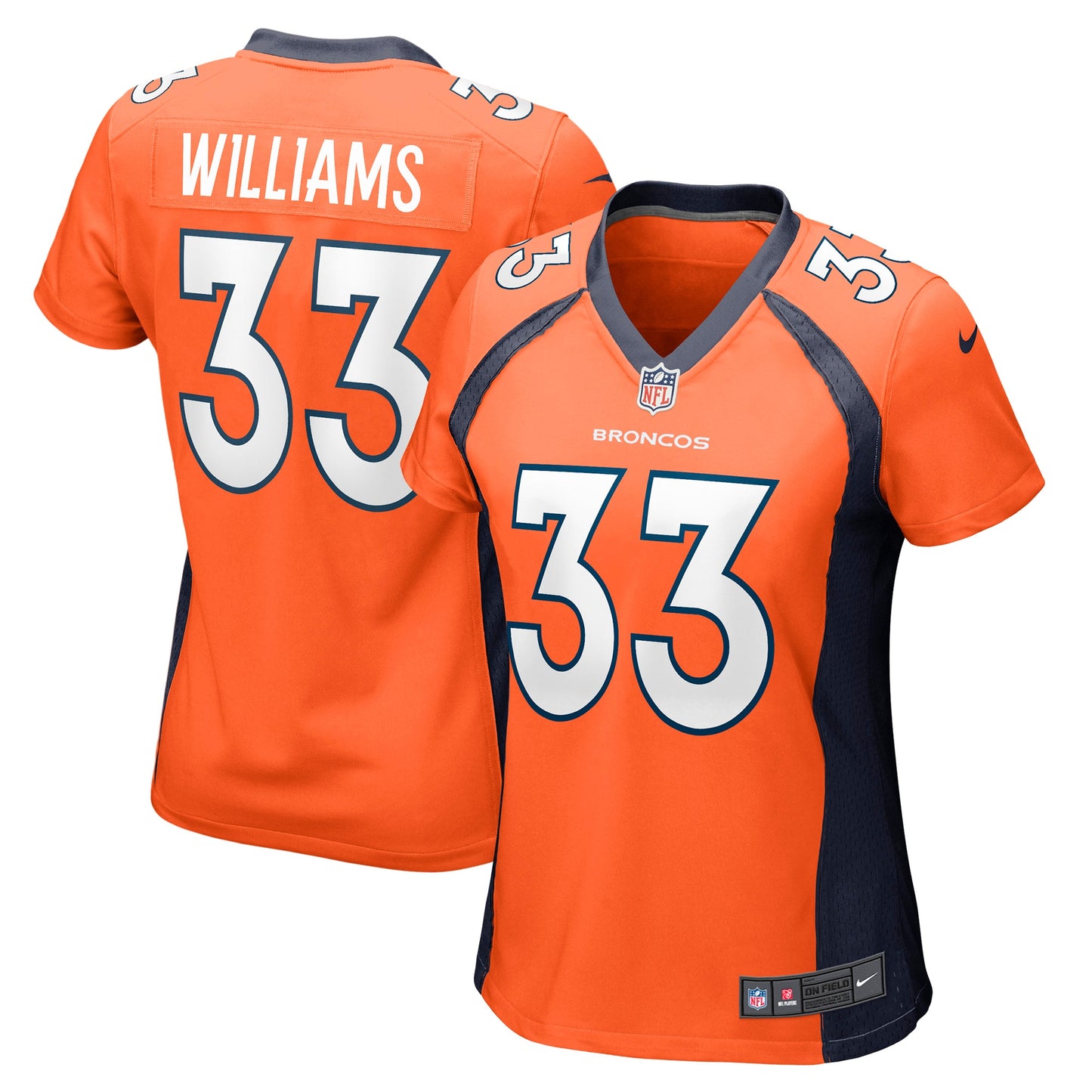 Javonte Williams Denver Broncos Nike Women's Game Jersey - Orange