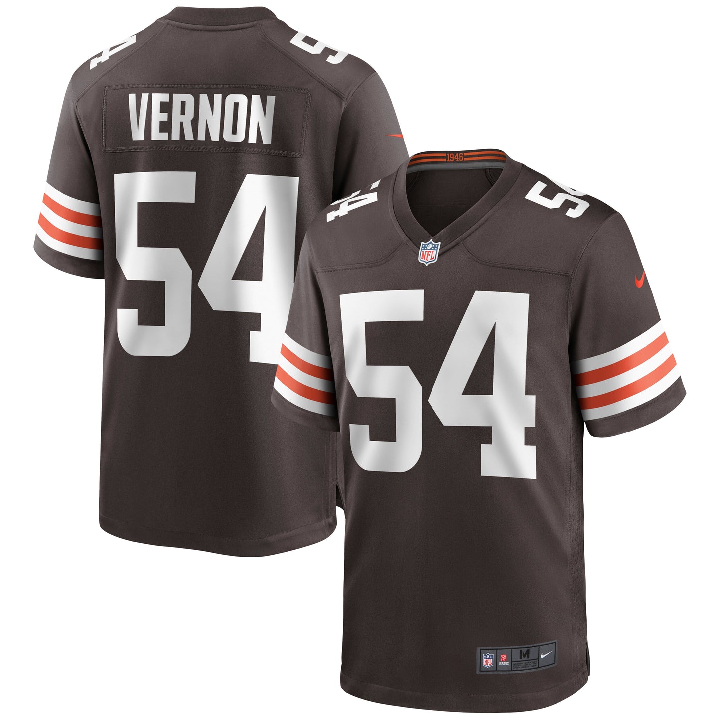 Olivier Vernon Cleveland Browns Nike Game Jersey - Brown