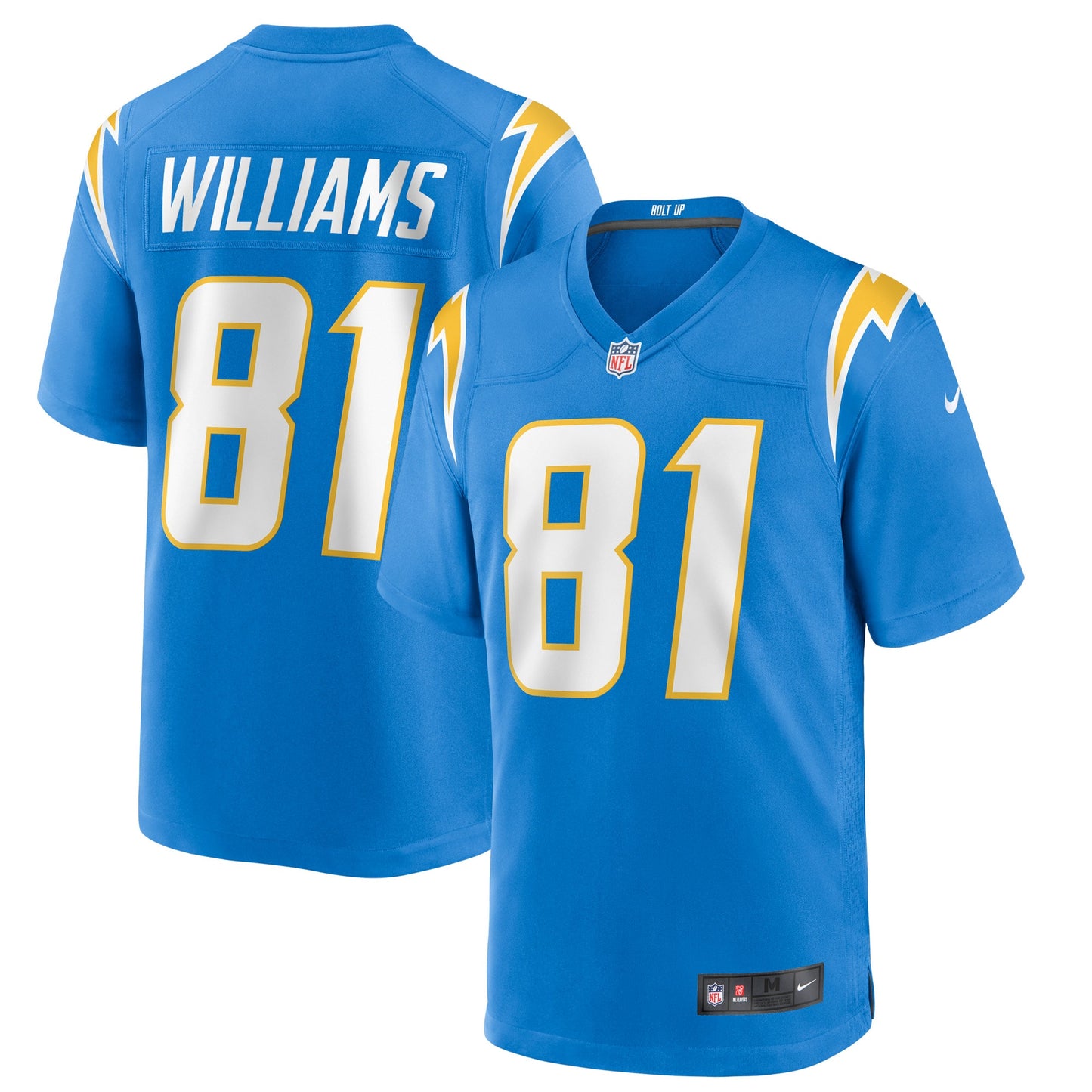 Mike Williams Los Angeles Chargers Nike Game Jersey - Powder Blue