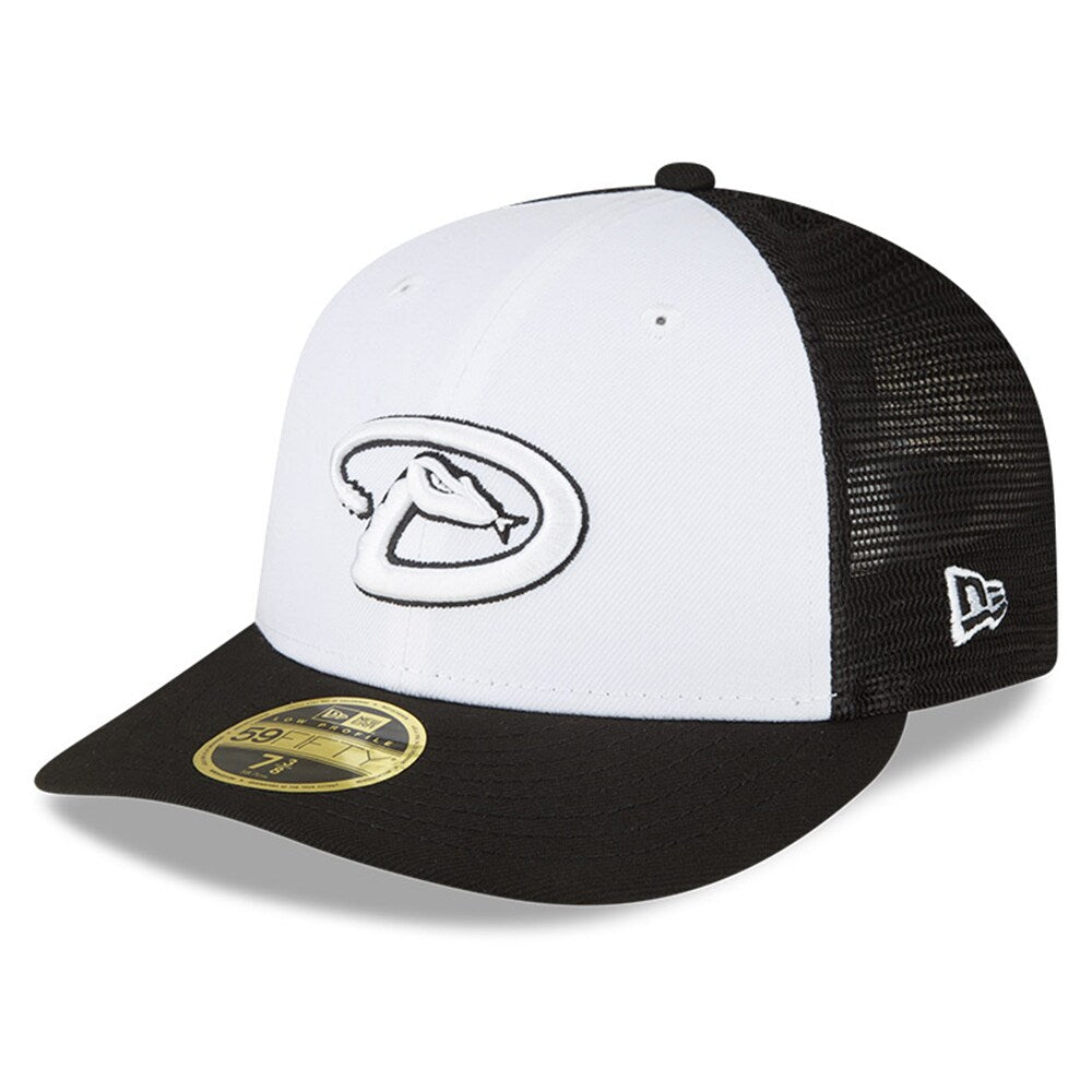 Arizona Diamondbacks New Era 2023 On-Field Batting Practice Low Profile 59FIFTY Fitted Hat - White/Black