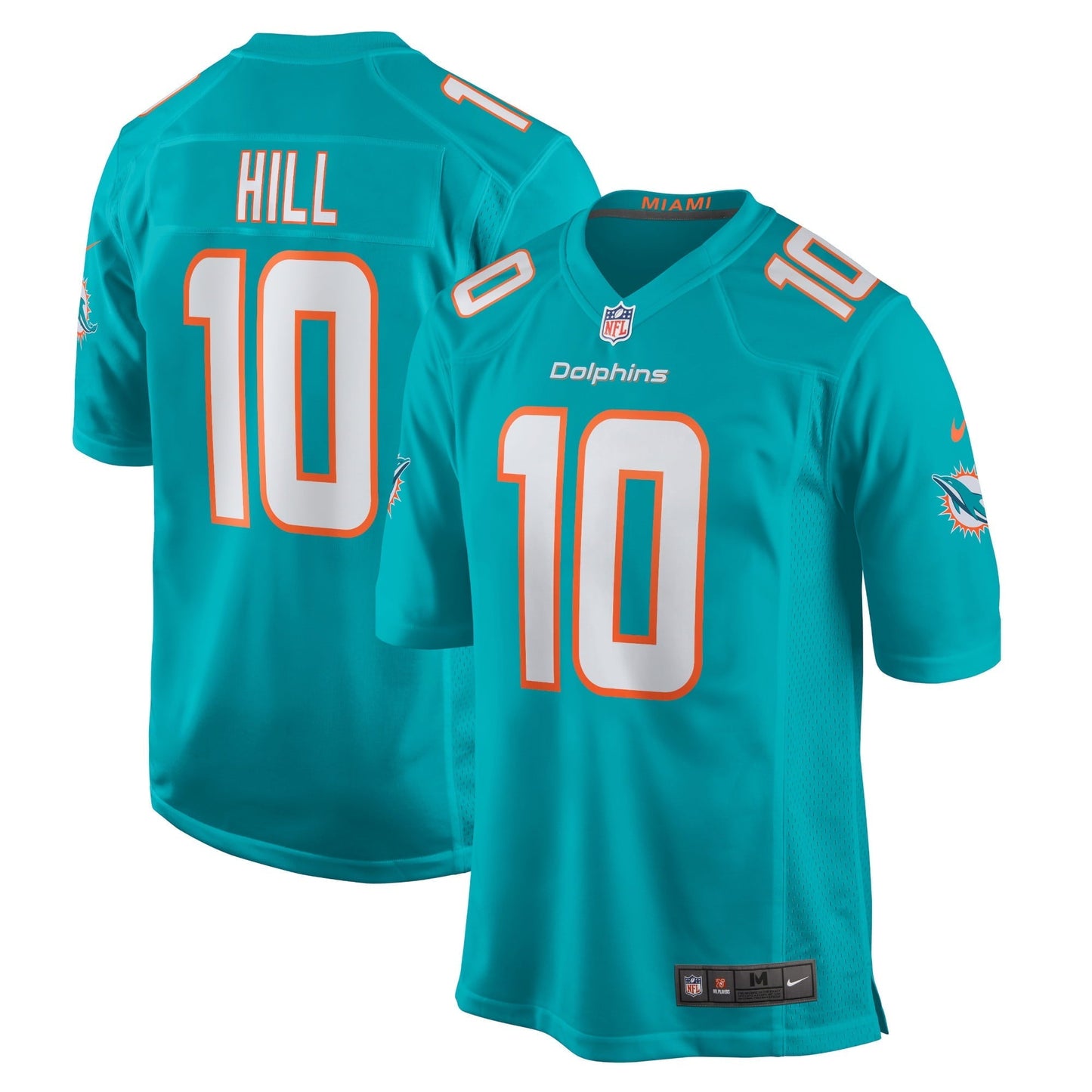 Youth Nike Tyreek Hill Aqua Miami Dolphins Game Jersey