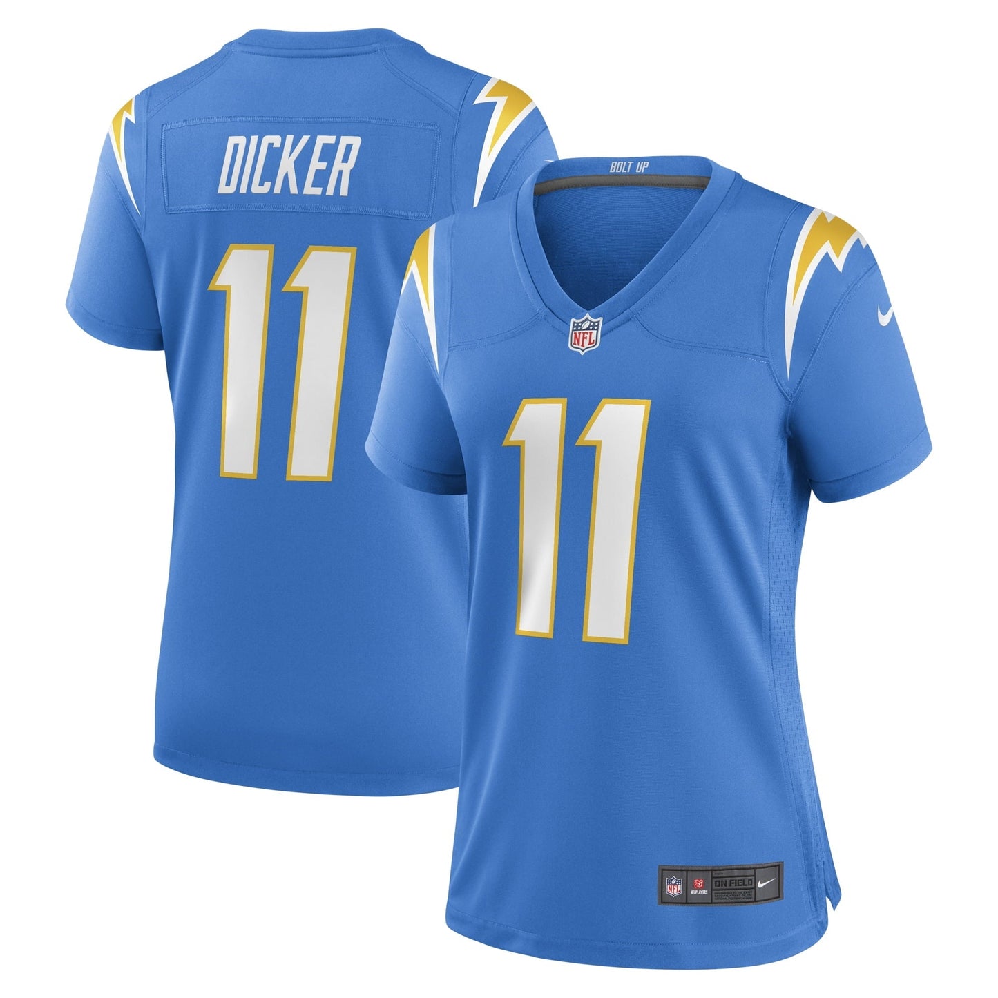 Women's Nike Cameron Dicker Powder Blue Los Angeles Chargers Game Jersey