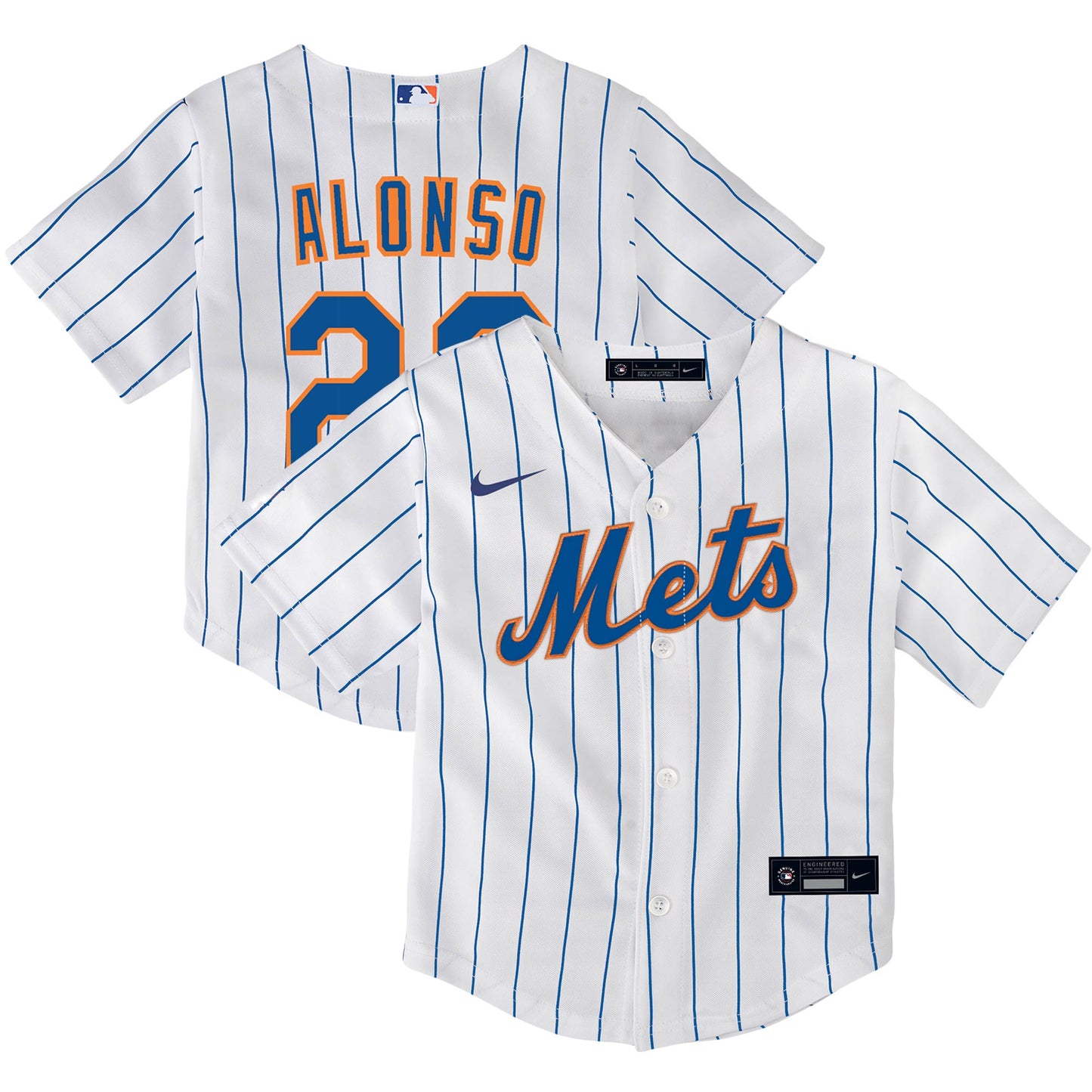Pete Alonso New York Mets Nike Toddler Home Replica Player Jersey - White