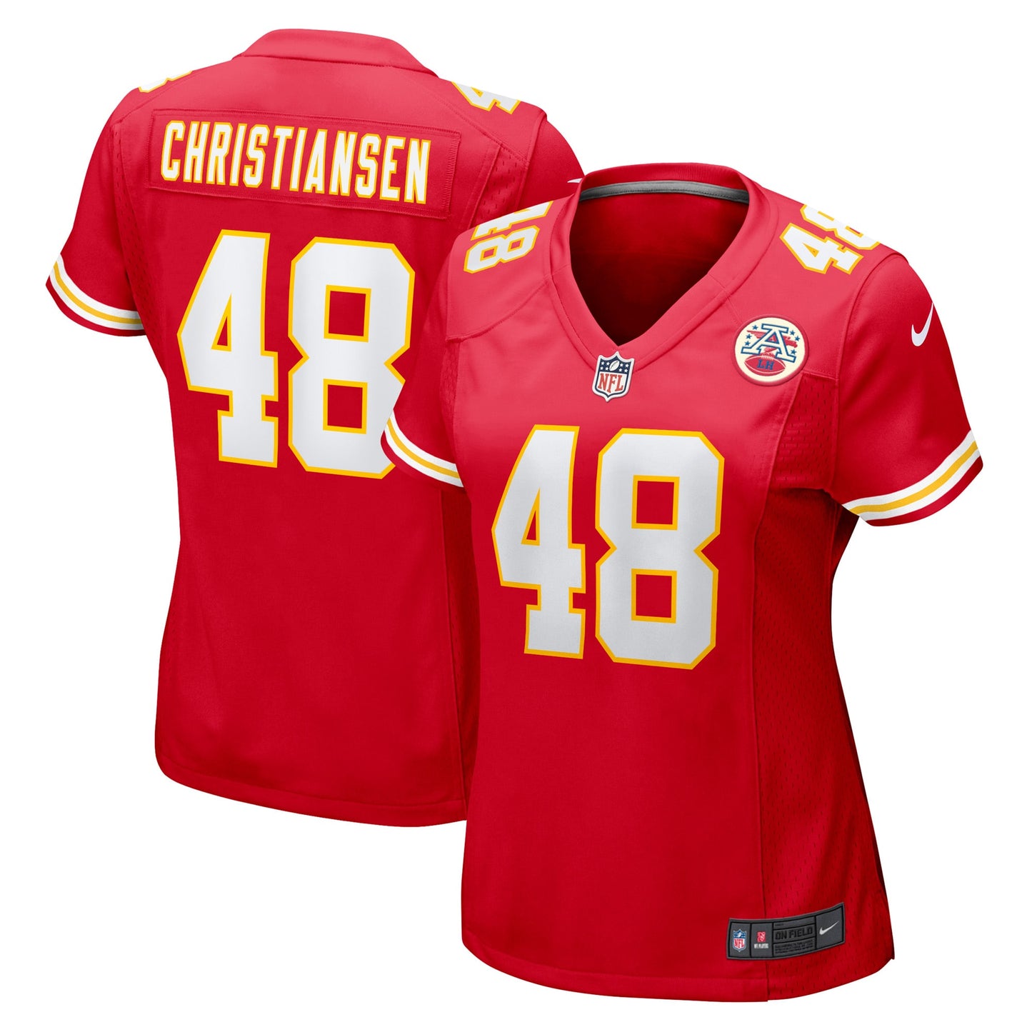 Cole Christiansen Kansas City Chiefs Nike Women's Game Player Jersey - Red