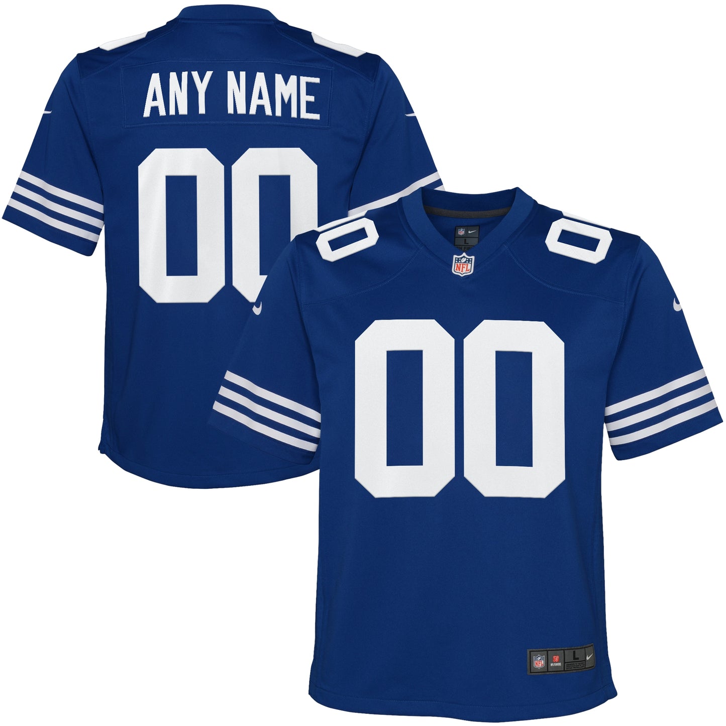 Indianapolis Colts Nike Youth Alternate Custom Game Jersey - Royal