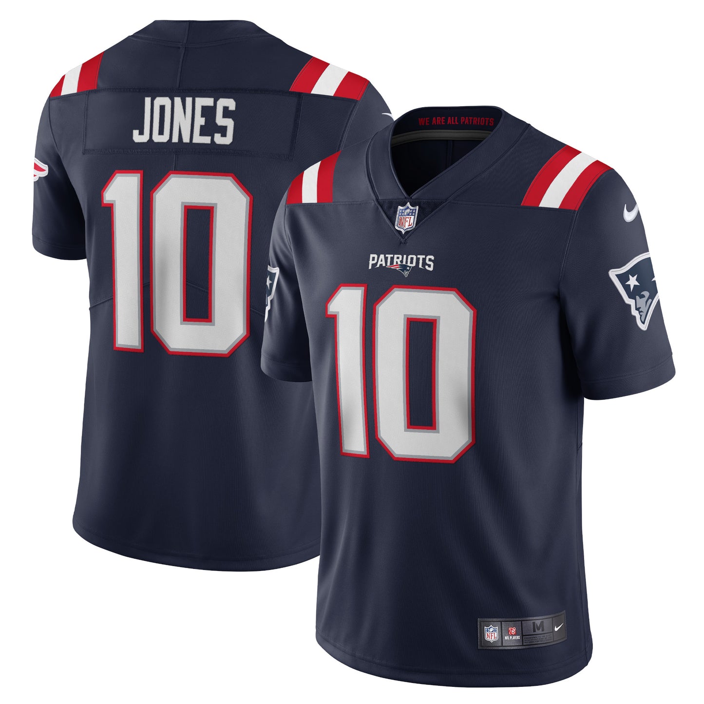 Mac Jones New England Patriots Nike Vapor Limited Jersey - Navy