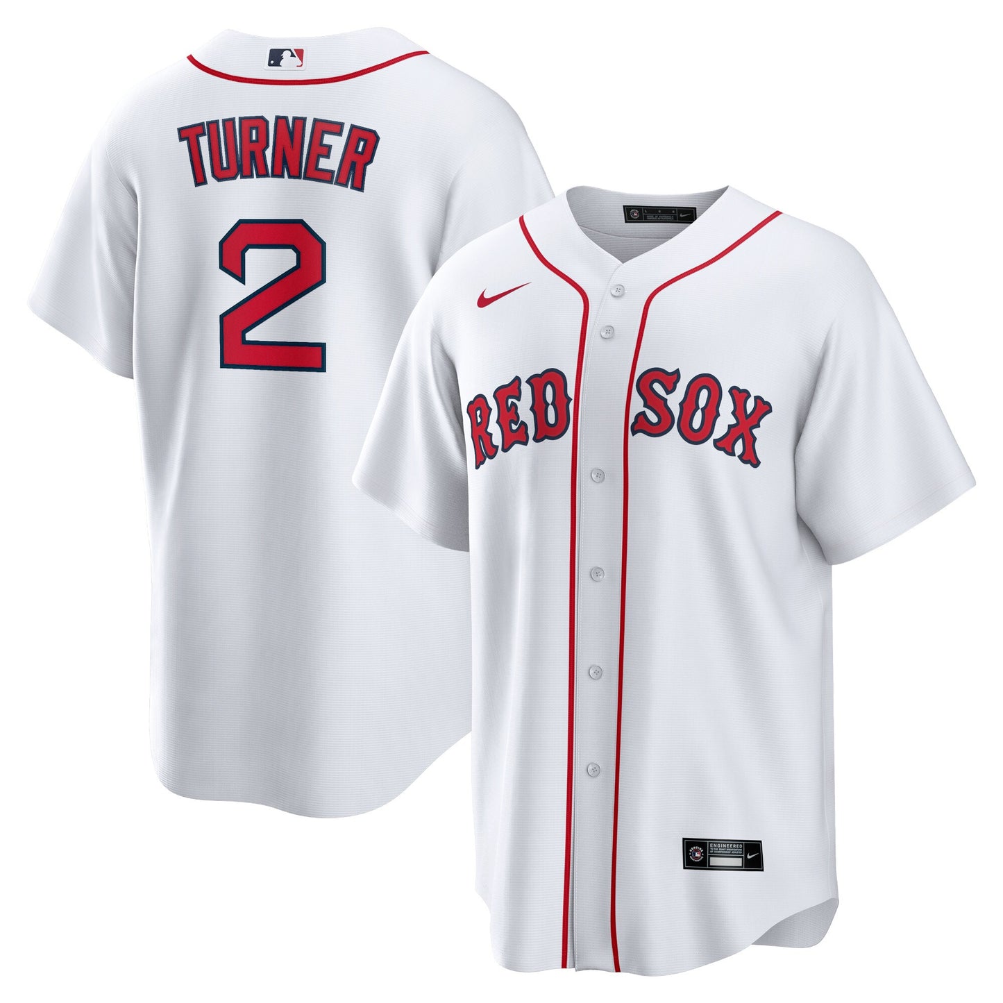 Justin Turner Boston Red Sox Nike Home Replica Player Jersey - White/Red