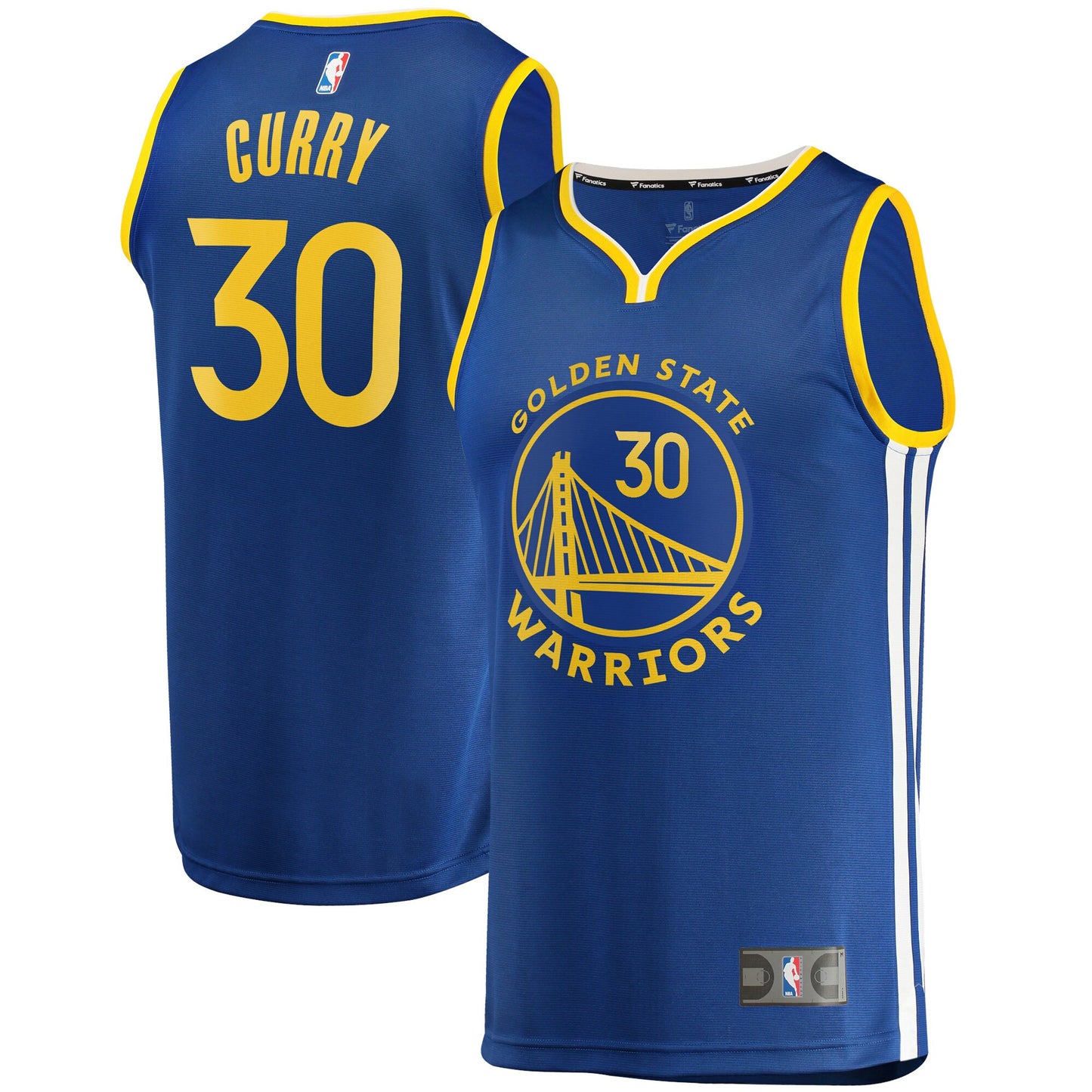 Stephen Curry Golden State Warriors Fanatics Branded Fast Break Replica Jersey - Icon Edition - Blue
