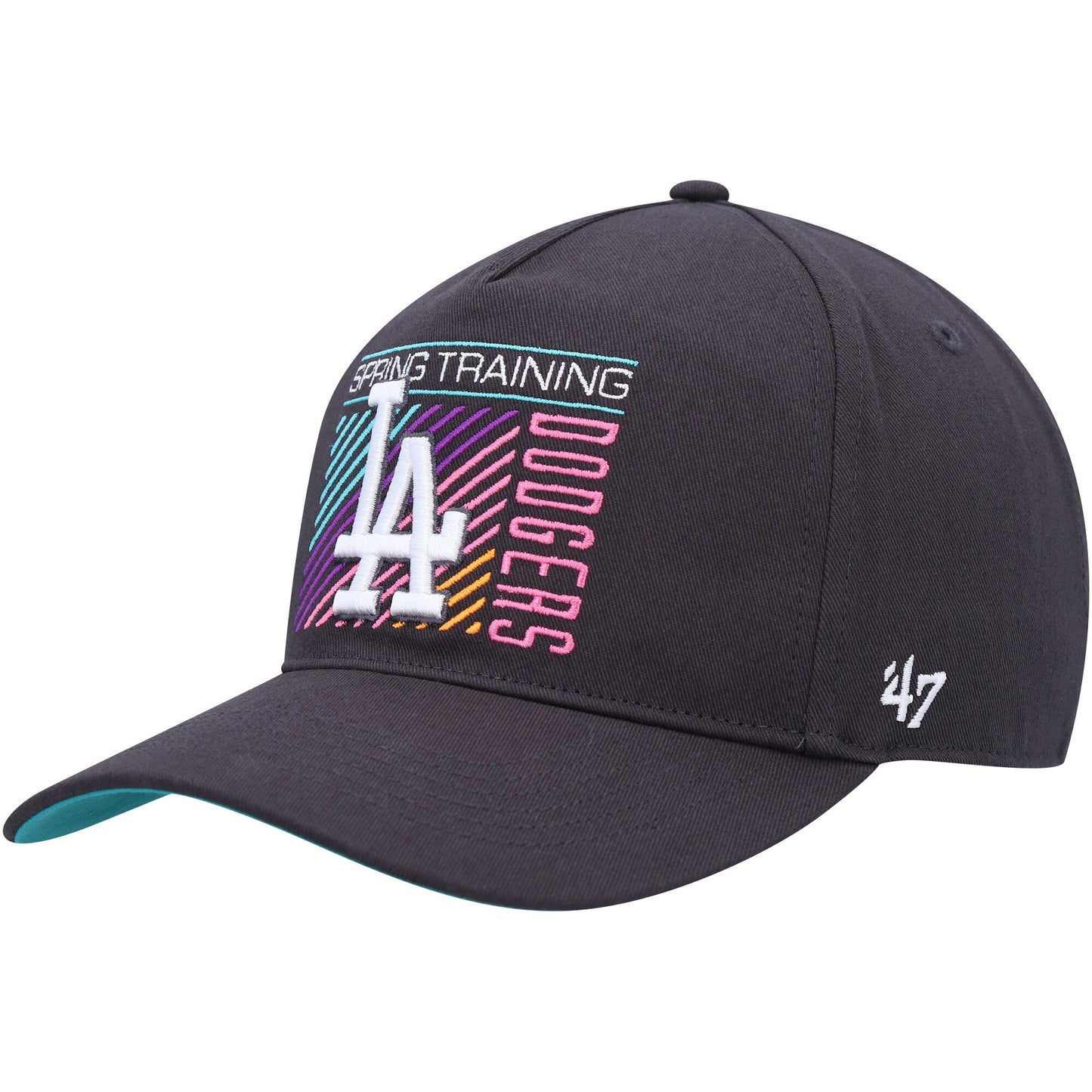 Los Angeles Dodgers '47 2023 Spring Training Reflex Hitch Snapback Hat - Charcoal