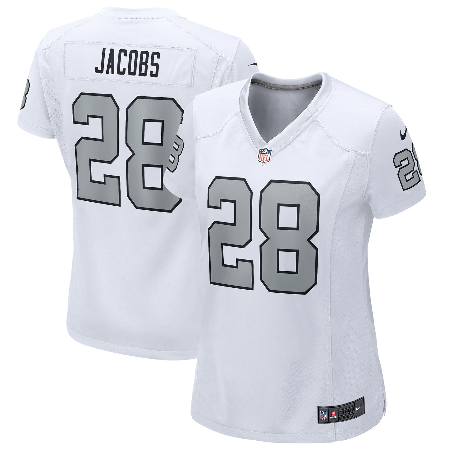 Josh Jacobs Las Vegas Raiders Nike Women's Alternate Game Player Jersey - White