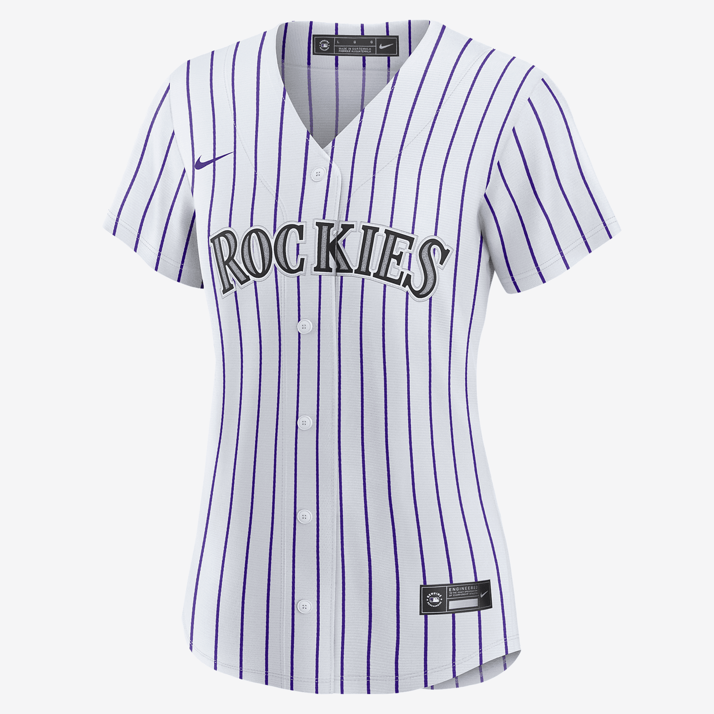 MLB Colorado Rockies (Kris Bryant) Women's Replica Baseball Jersey - White/Purple