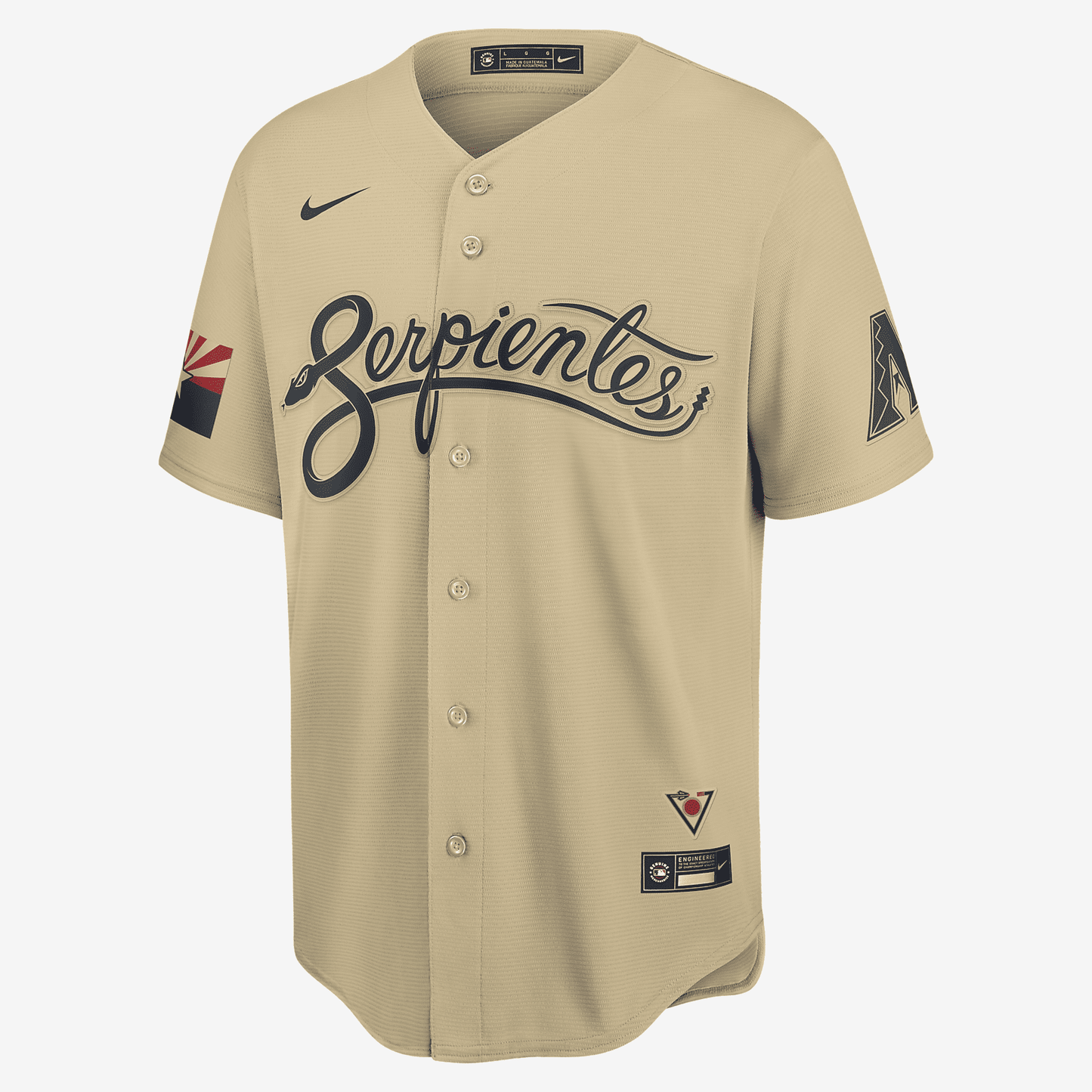 MLB Arizona Diamondbacks City Connect Men's Replica Baseball Jersey - Gold
