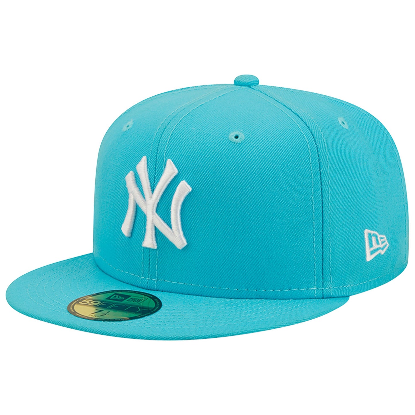 New York Yankees New Era Vice Highlighter Logo 59FIFTY Fitted Hat - Blue