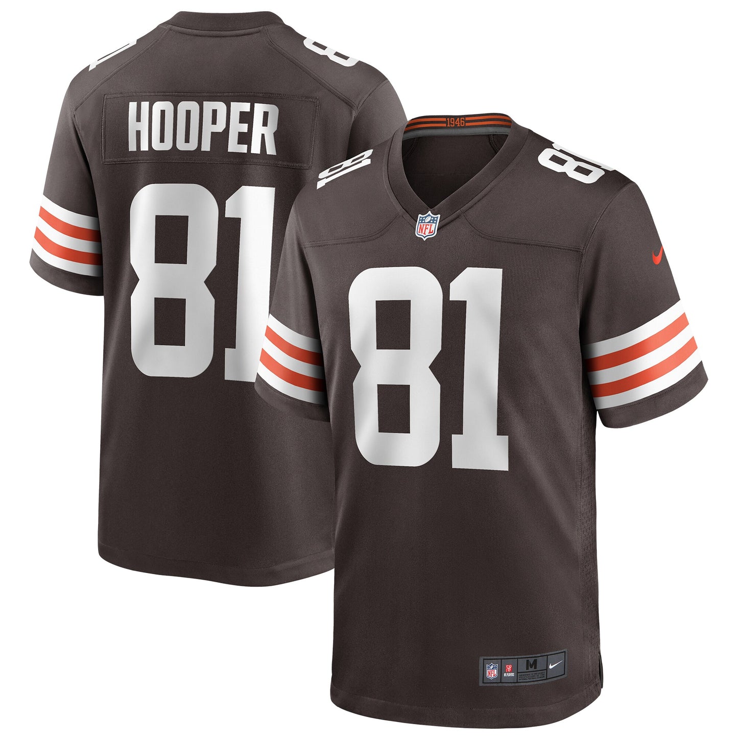 Austin Hooper Cleveland Browns Nike Game Jersey - Brown