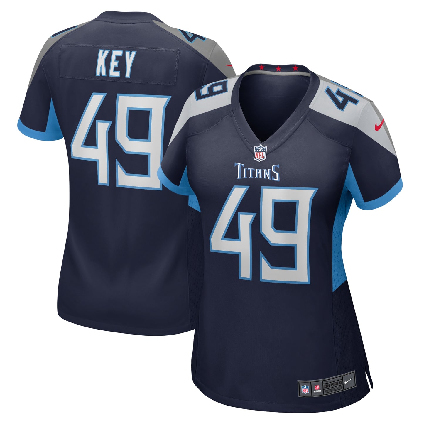 Arden Key Tennessee Titans Nike Women's Game Player Jersey - Navy