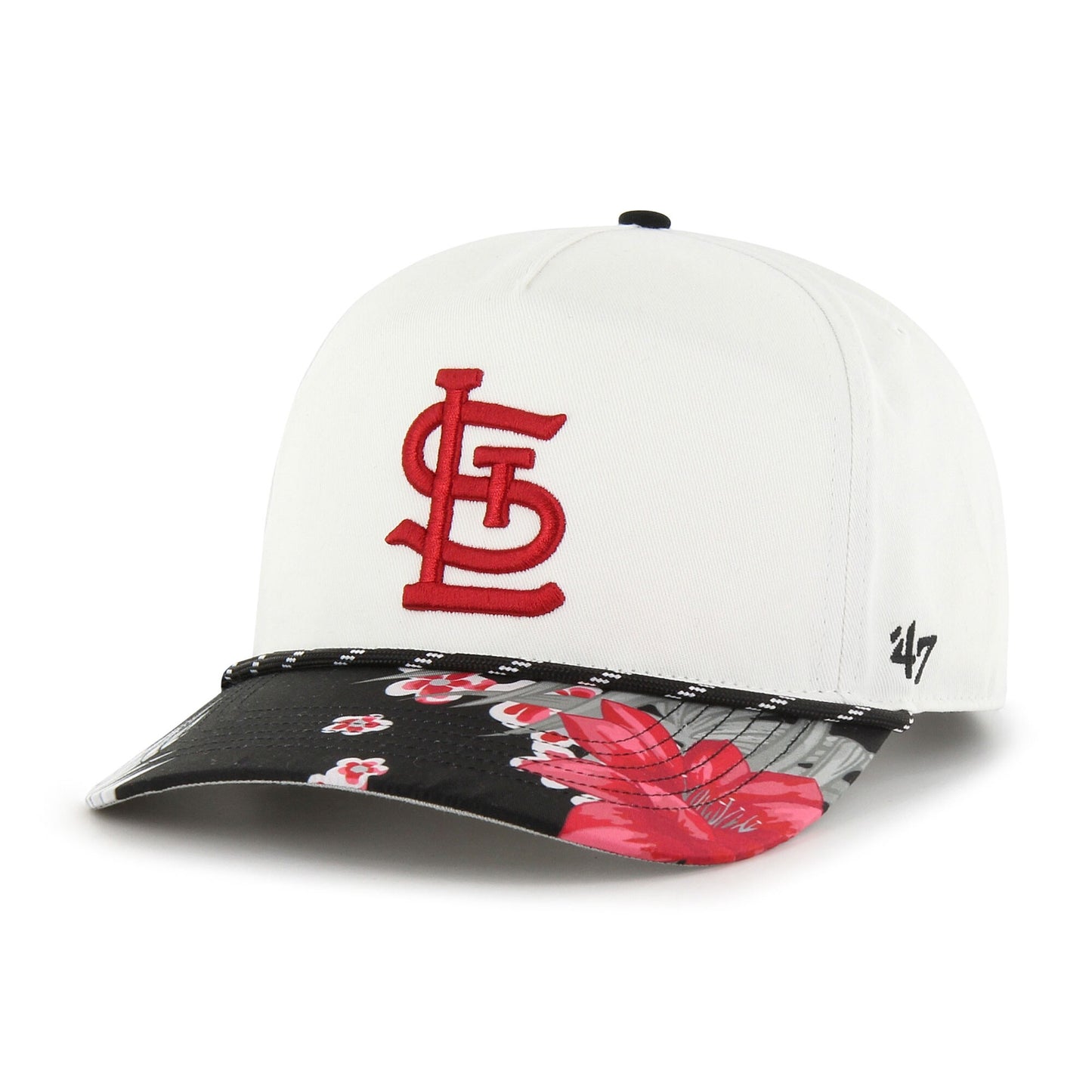St. Louis Cardinals '47 Dark Tropic Hitch Snapback Hat - White