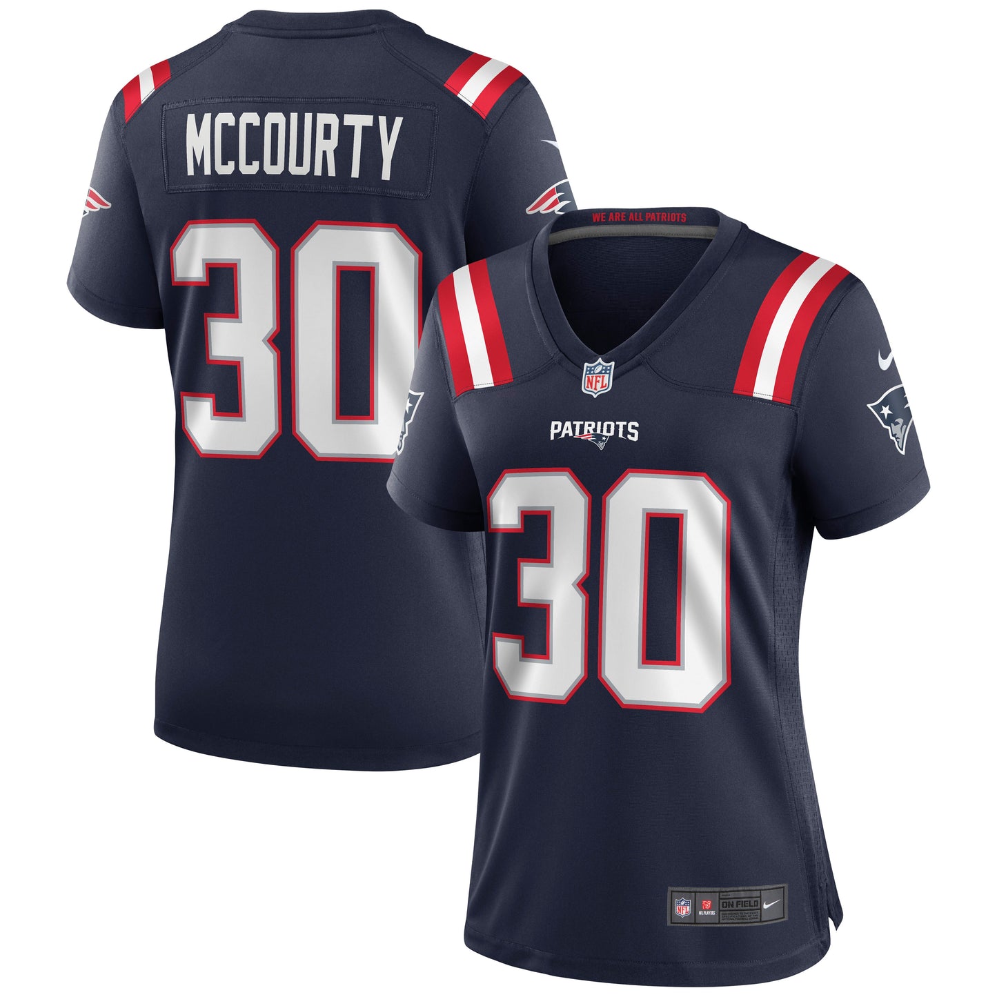 Jason McCourty New England Patriots Nike Women's Game Jersey - Navy