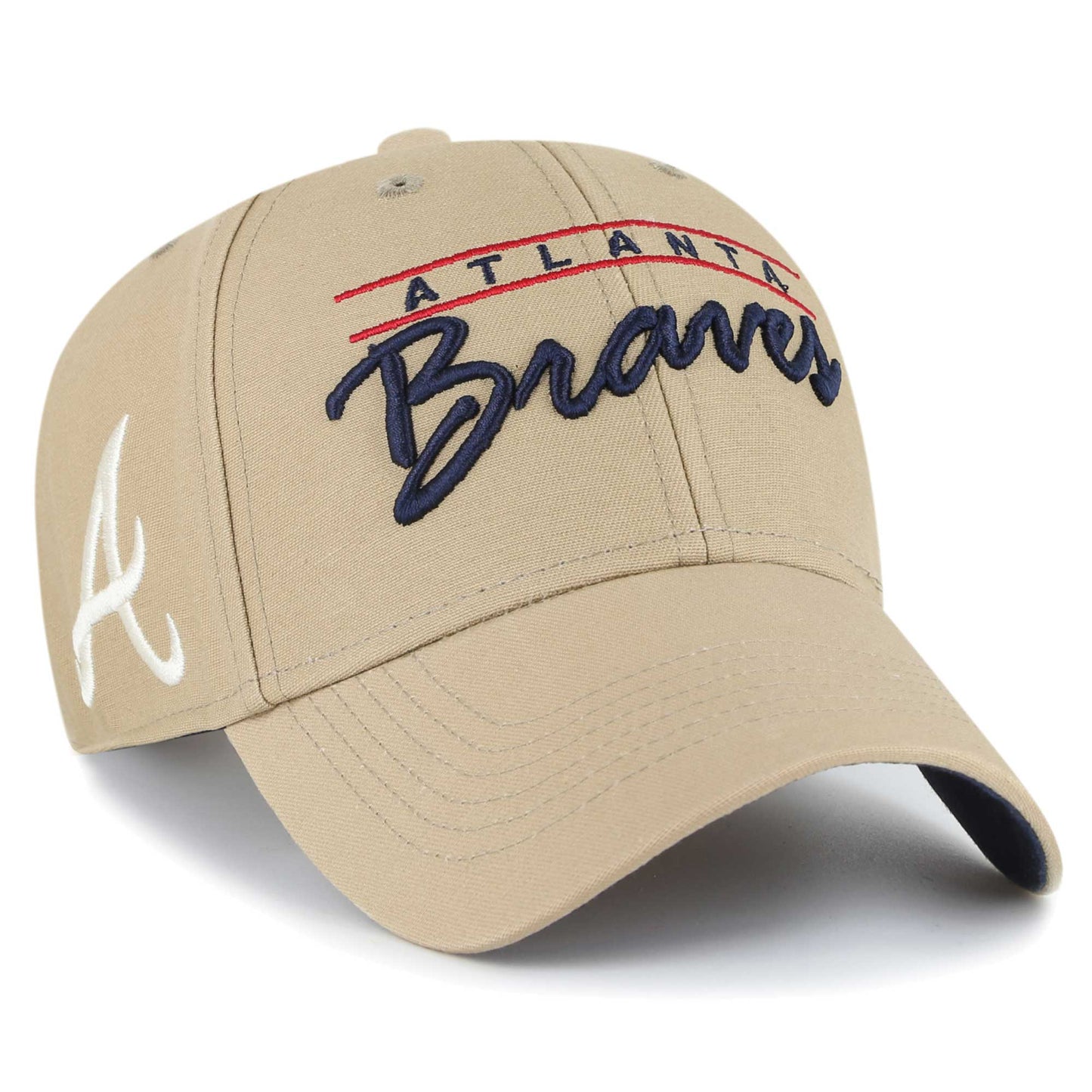 Atlanta Braves '47 Atwood MVP Adjustable Hat - Khaki