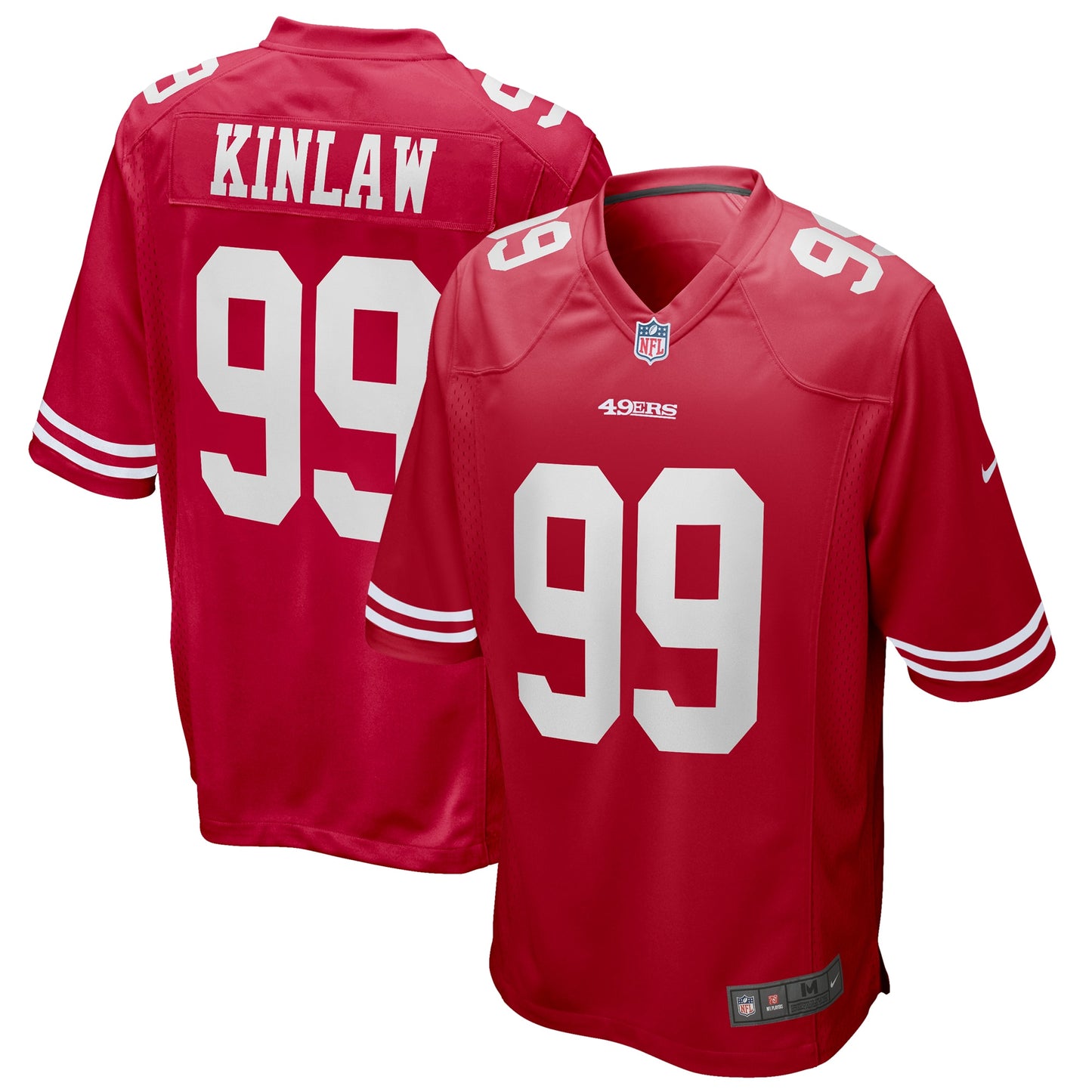 Javon Kinlaw San Francisco 49ers Nike Game Jersey - Scarlet