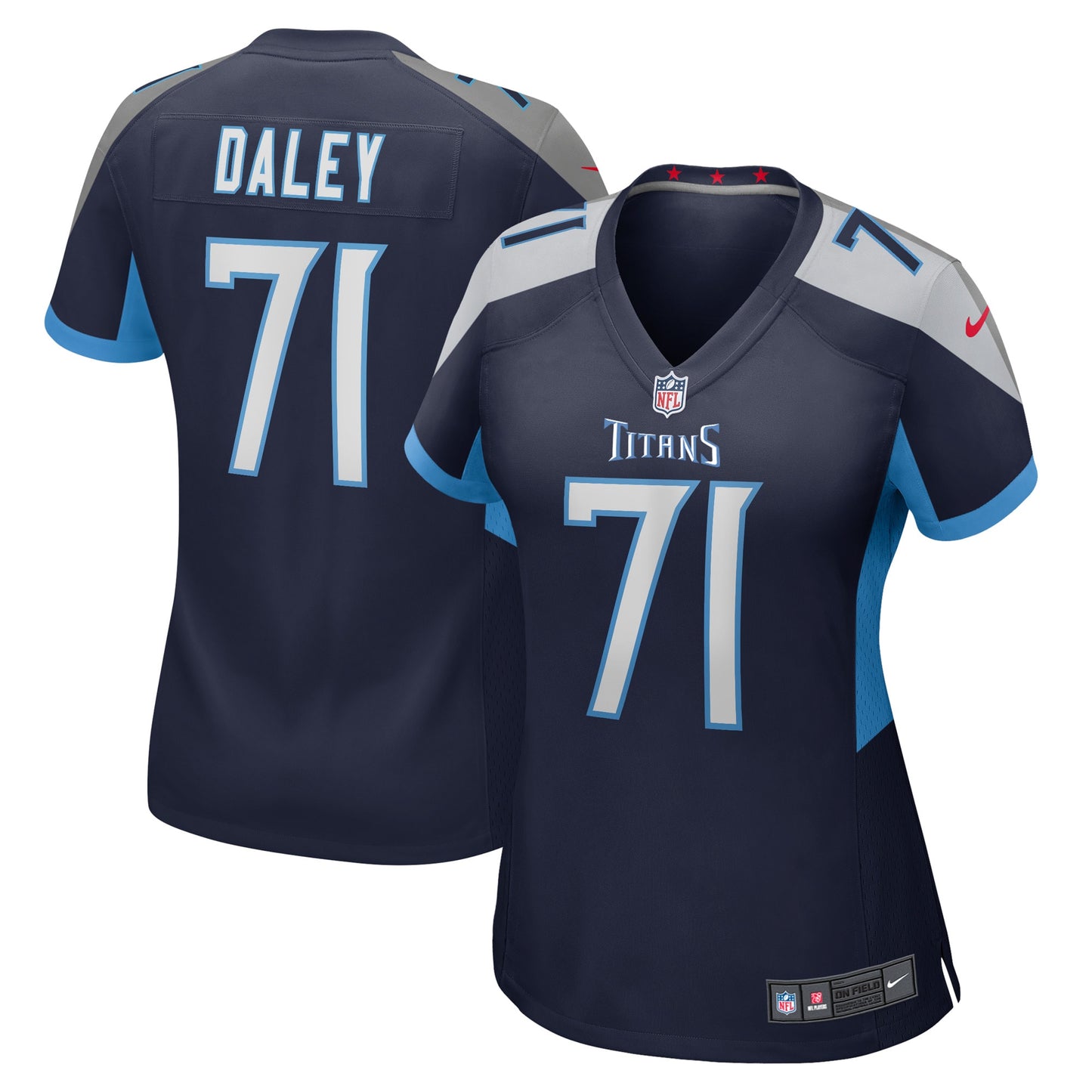 Dennis Daley Tennessee Titans Nike Women's Game Player Jersey - Navy