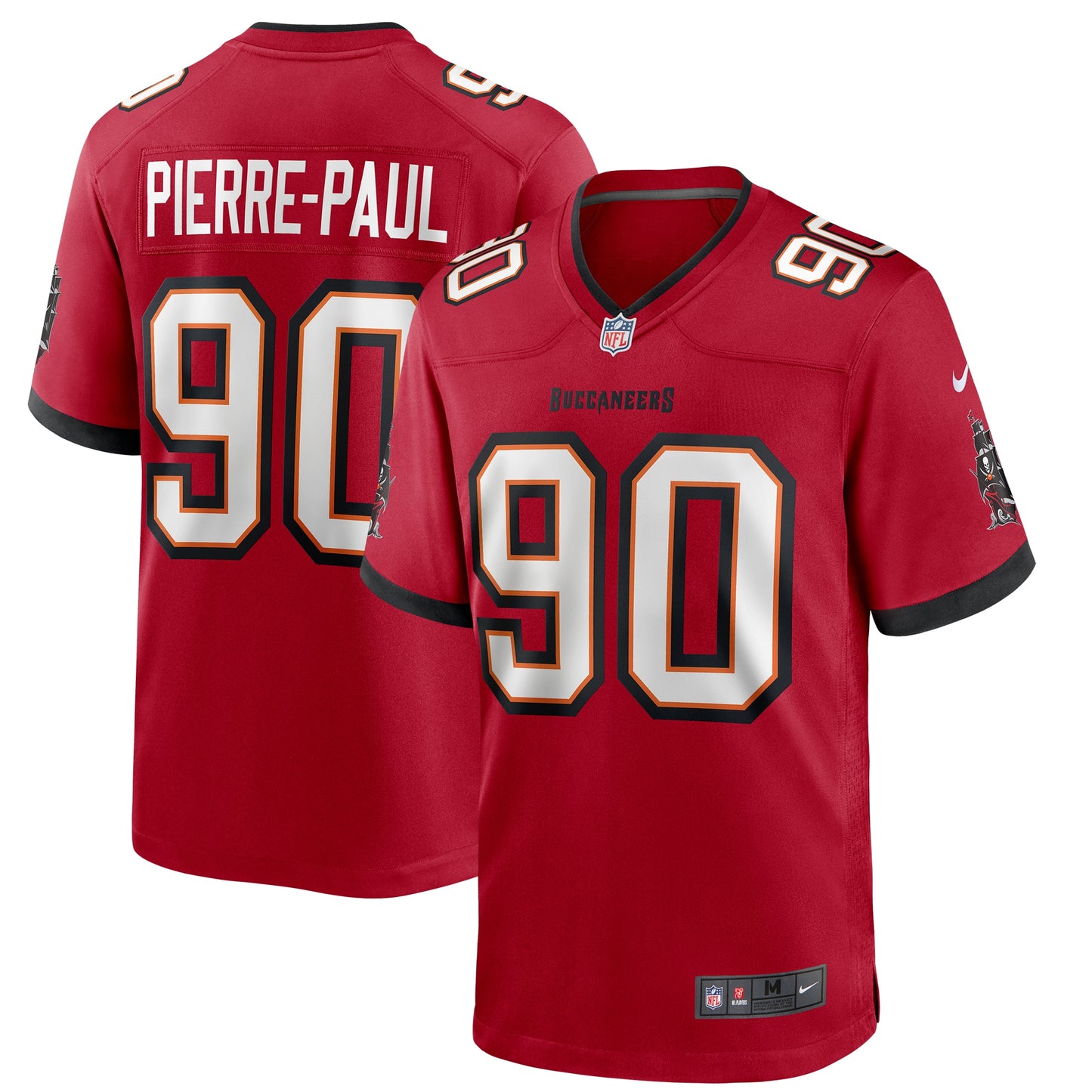 Jason Pierre-Paul Tampa Bay Buccaneers Nike Game Player Jersey - Red