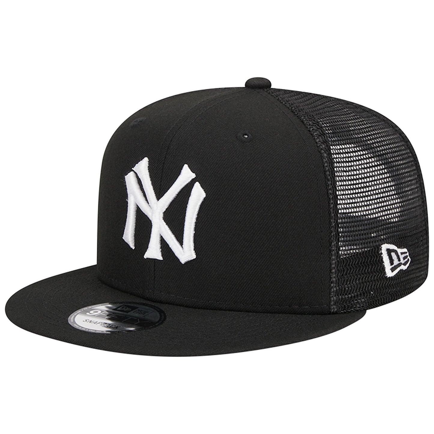 New York Yankees New Era Trucker 9FIFTY Snapback Hat - Black