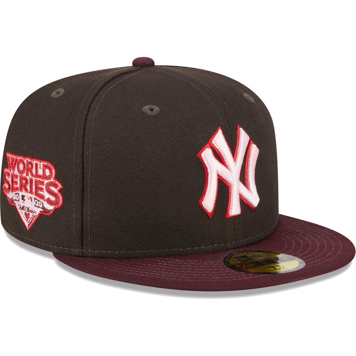 New York Yankees New Era Chocolate Strawberry 59FIFTY Fitted Hat - Brown/Maroon