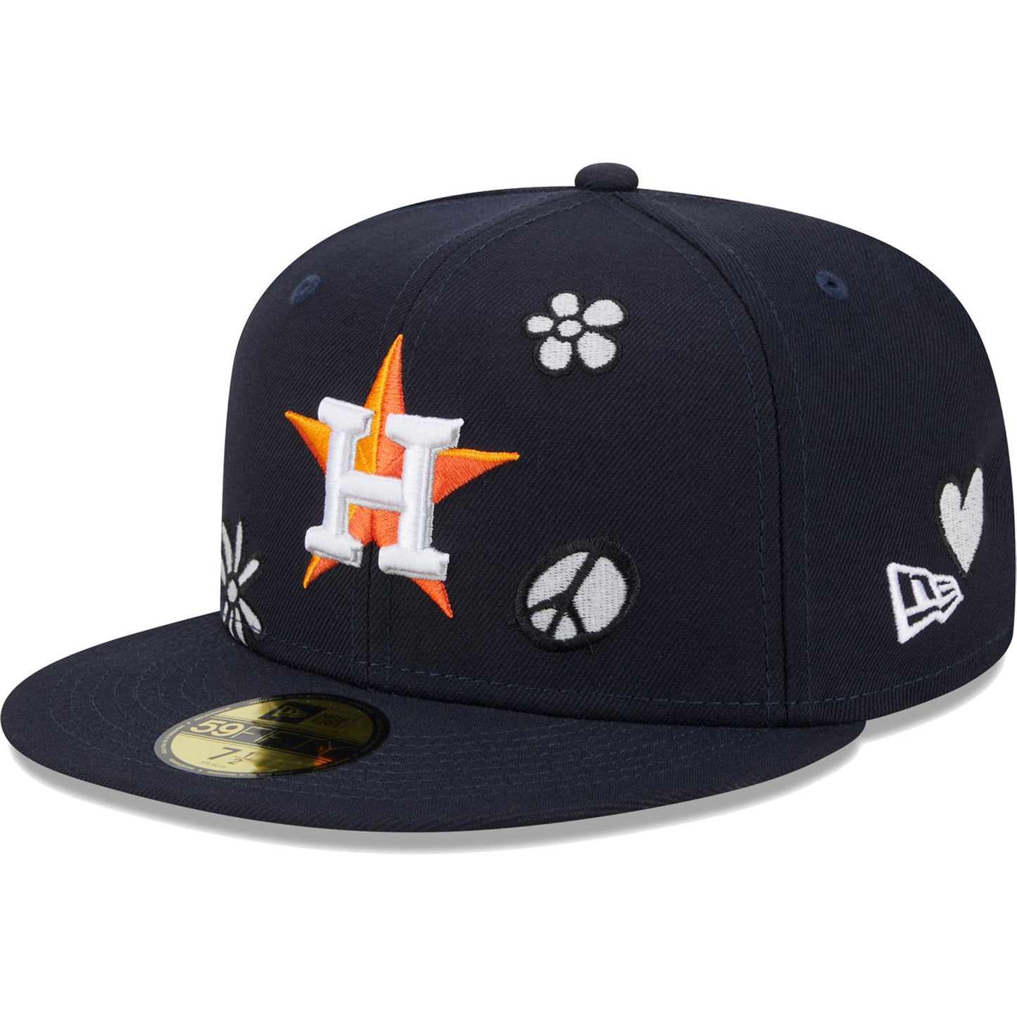 Houston Astros New Era Sunlight Pop 59FIFTY Fitted Hat - Navy