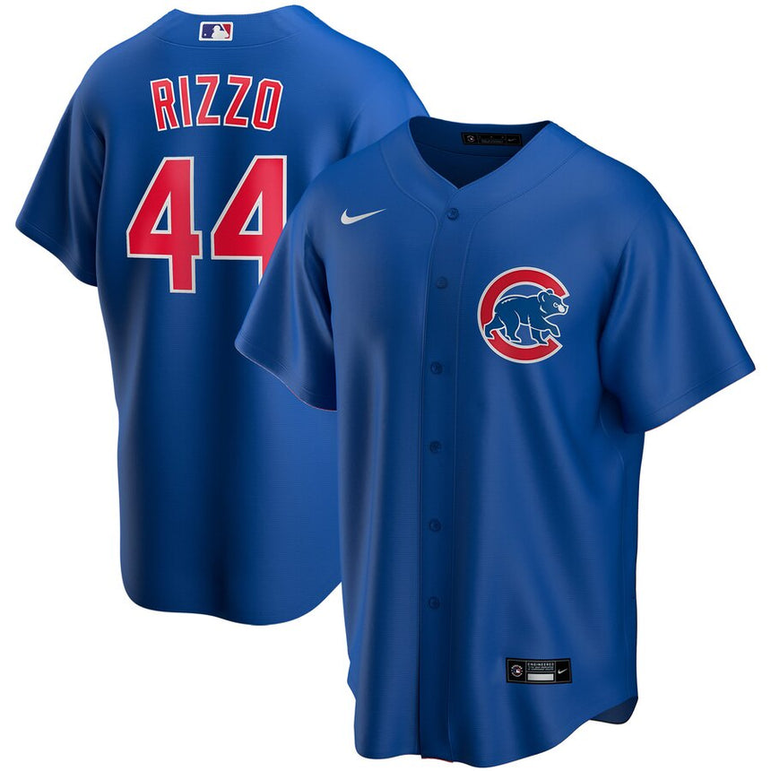 Men's Anthony Rizzo Chicago Cubs Blue Alternate Replica Jersey