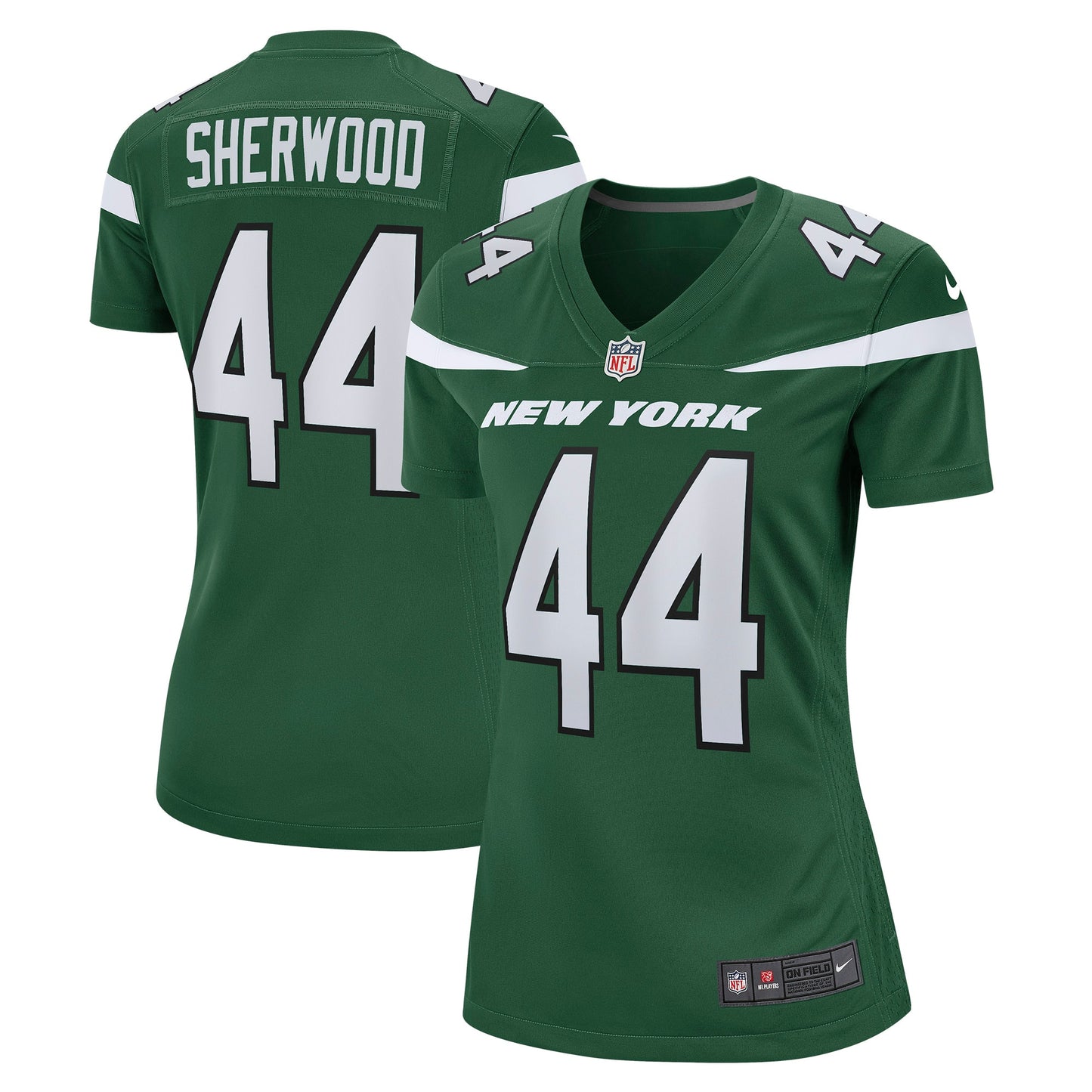 Jamien Sherwood New York Jets Nike Women's Game Jersey - Gotham Green