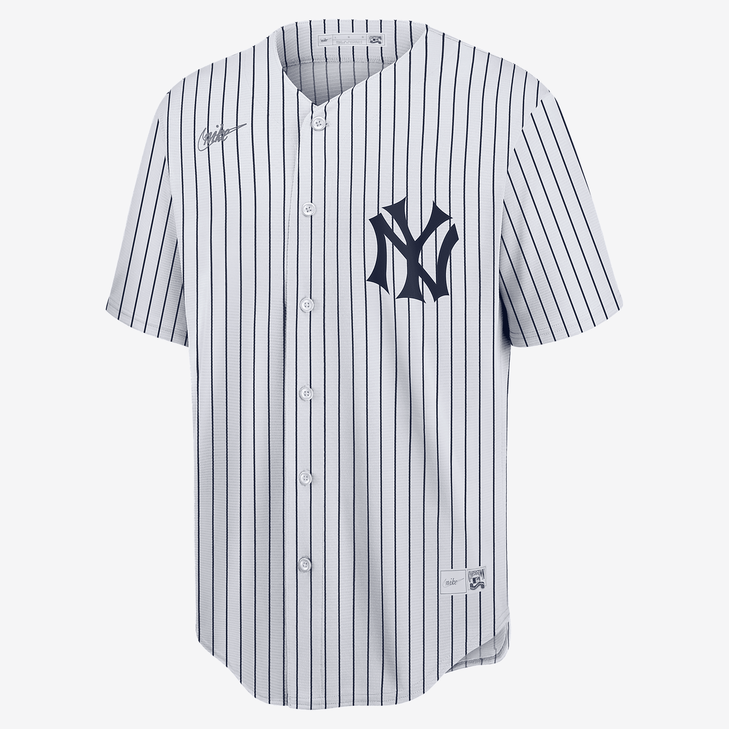 MLB New York Yankees (Babe Ruth) Men's Cooperstown Baseball Jersey - White/Navy