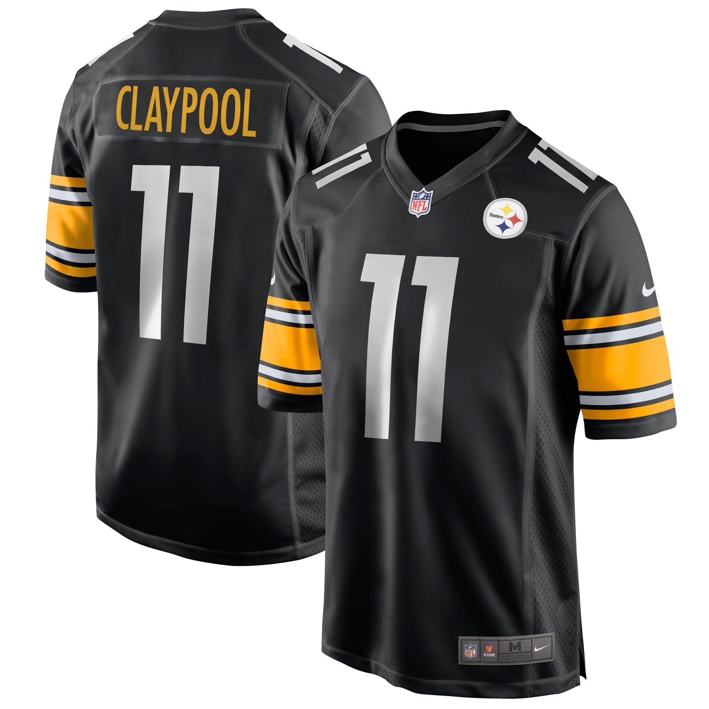 Chase Claypool Pittsburgh Steelers Nike Game Jersey - Black