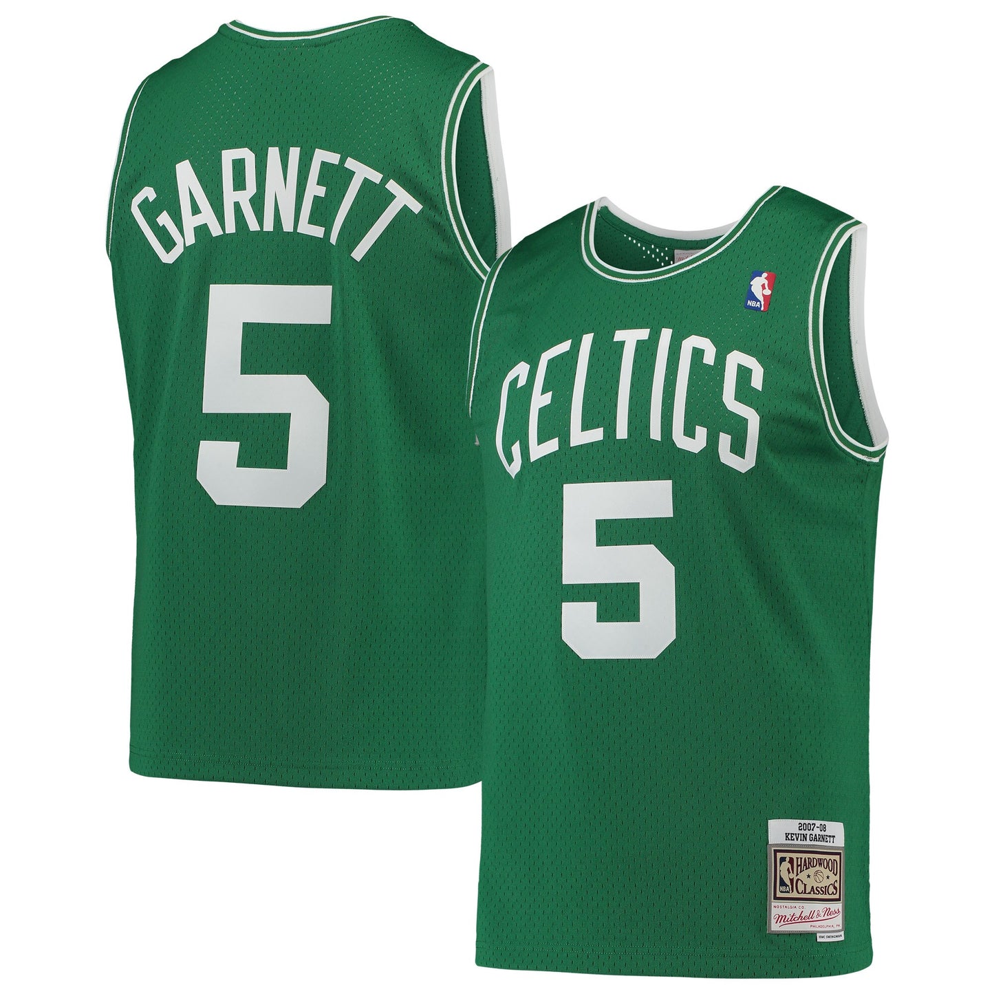 Kevin Garnett Boston Celtics Mitchell & Ness Hardwood Classics Swingman Jersey - Kelly Green