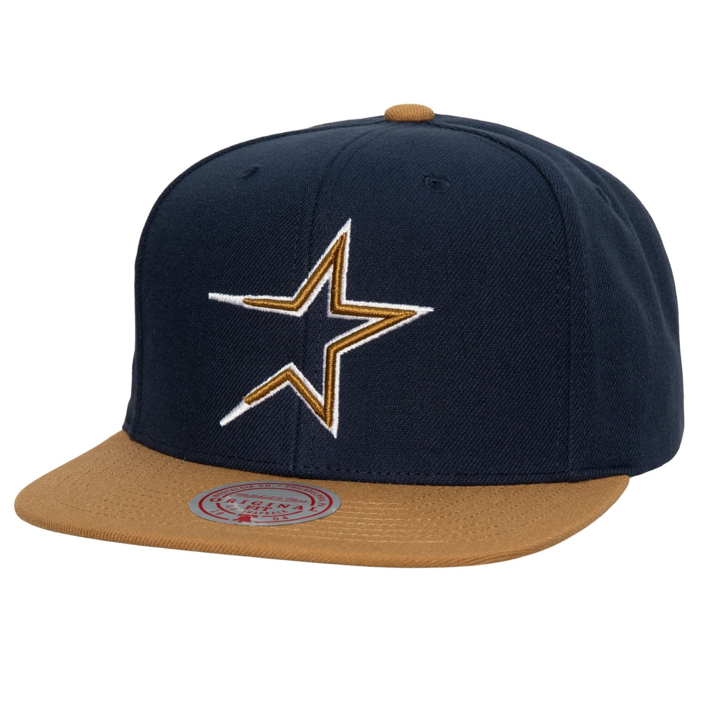 Houston Astros Mitchell & Ness Cooperstown Collection Evergreen Snapback Hat - Navy