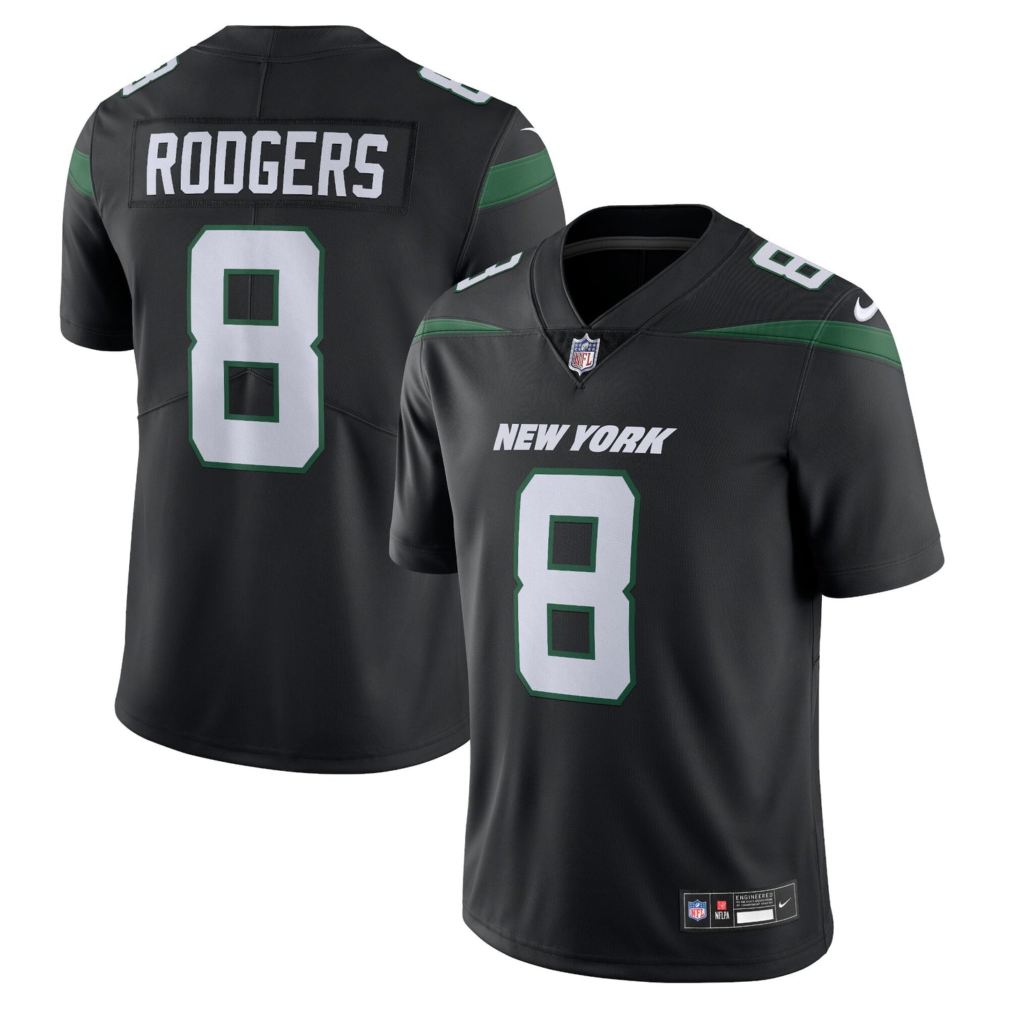 Aaron Rodgers New York Jets Nike Vapor Untouchable Limited Jersey - Black