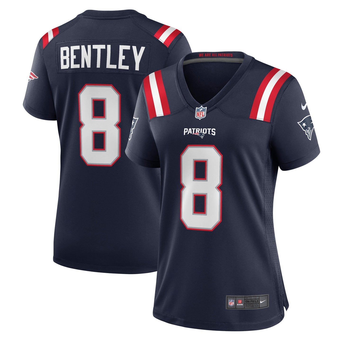 Ja'Whaun Bentley New England Patriots Nike Women's Game Player Jersey - Navy