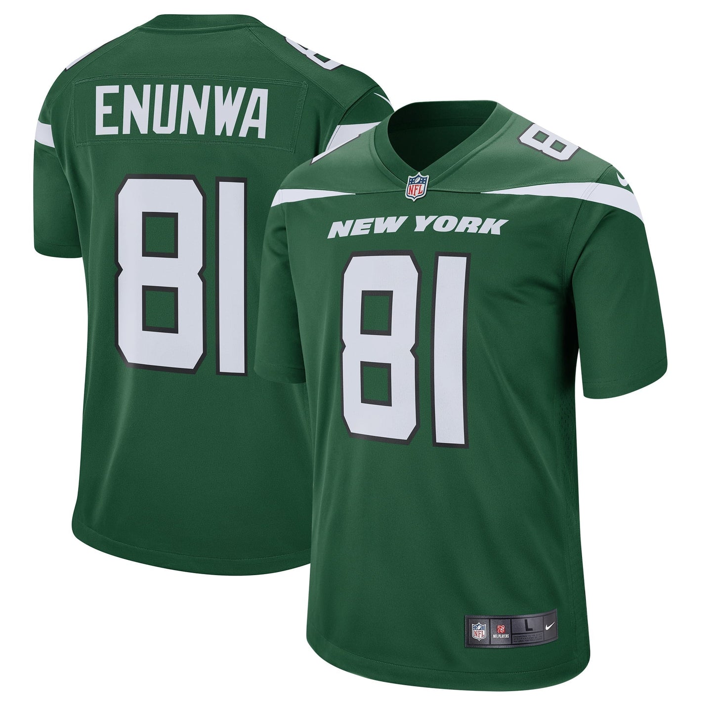Men's Nike Quincy Enunwa Gotham Green New York Jets Game Player Jersey